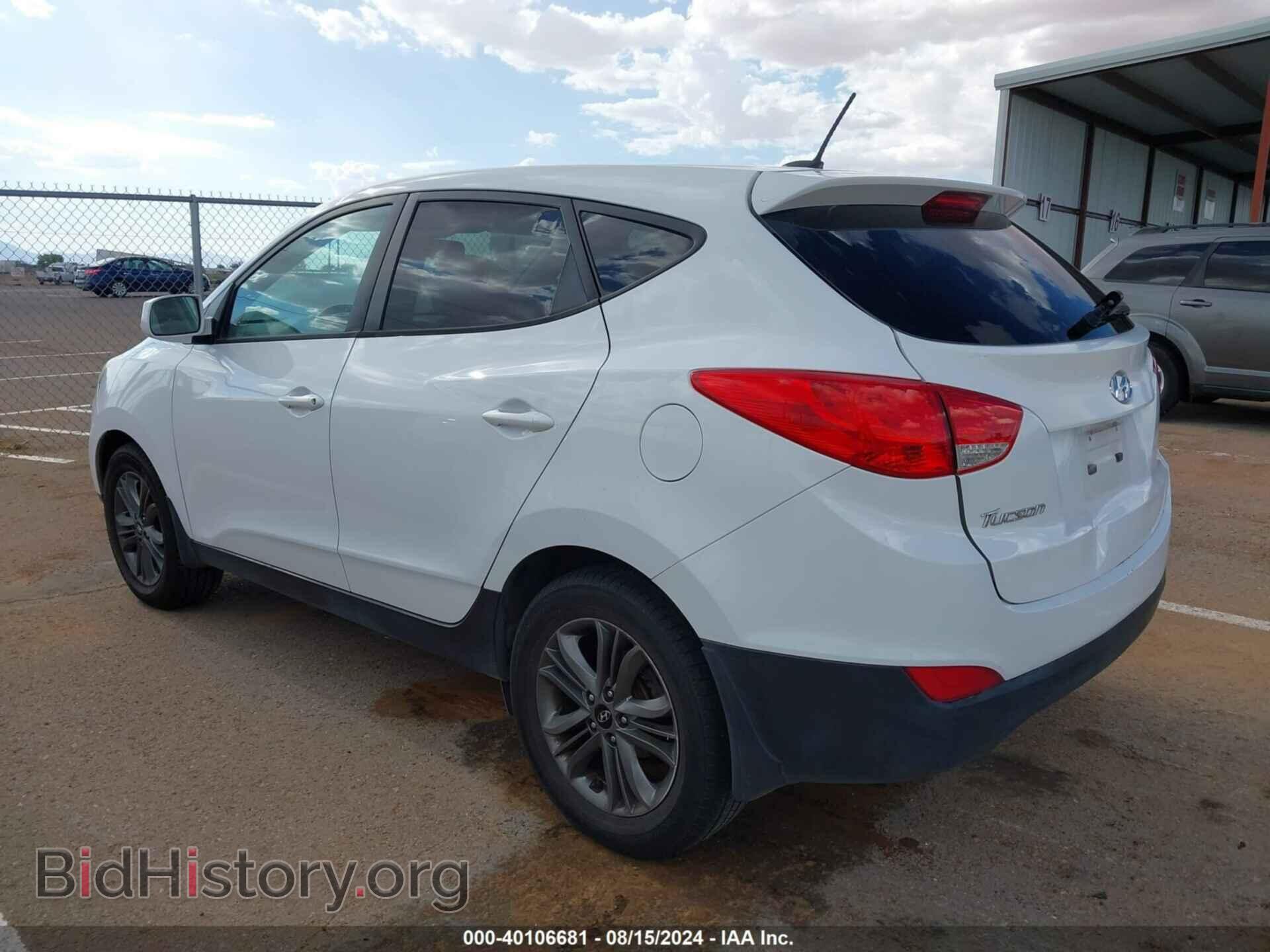 2014 HYUNDAI TUCSON - VIN: KM8JT3AF6EU848024 - Фото 3