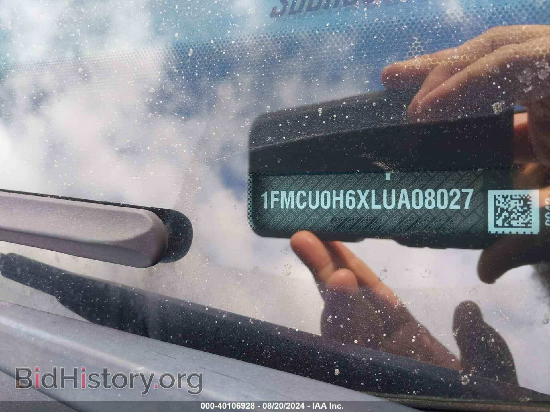 2020 FORD ESCAPE - VIN: 1FMCU0H6XLUA08027 - Фото 9