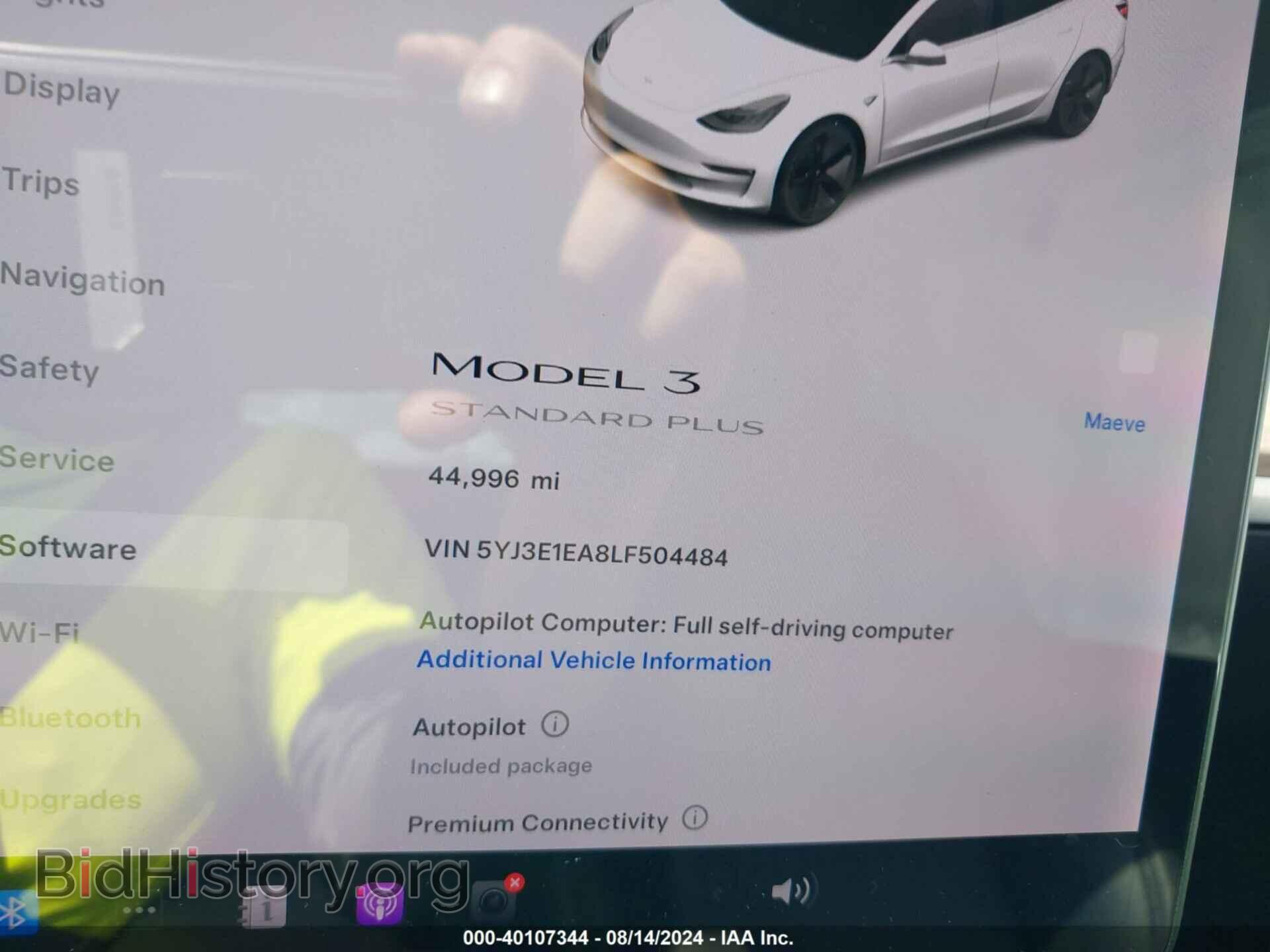 2020 TESLA MODEL 3 - VIN: 5YJ3E1EA8LF504484 - Фото 7