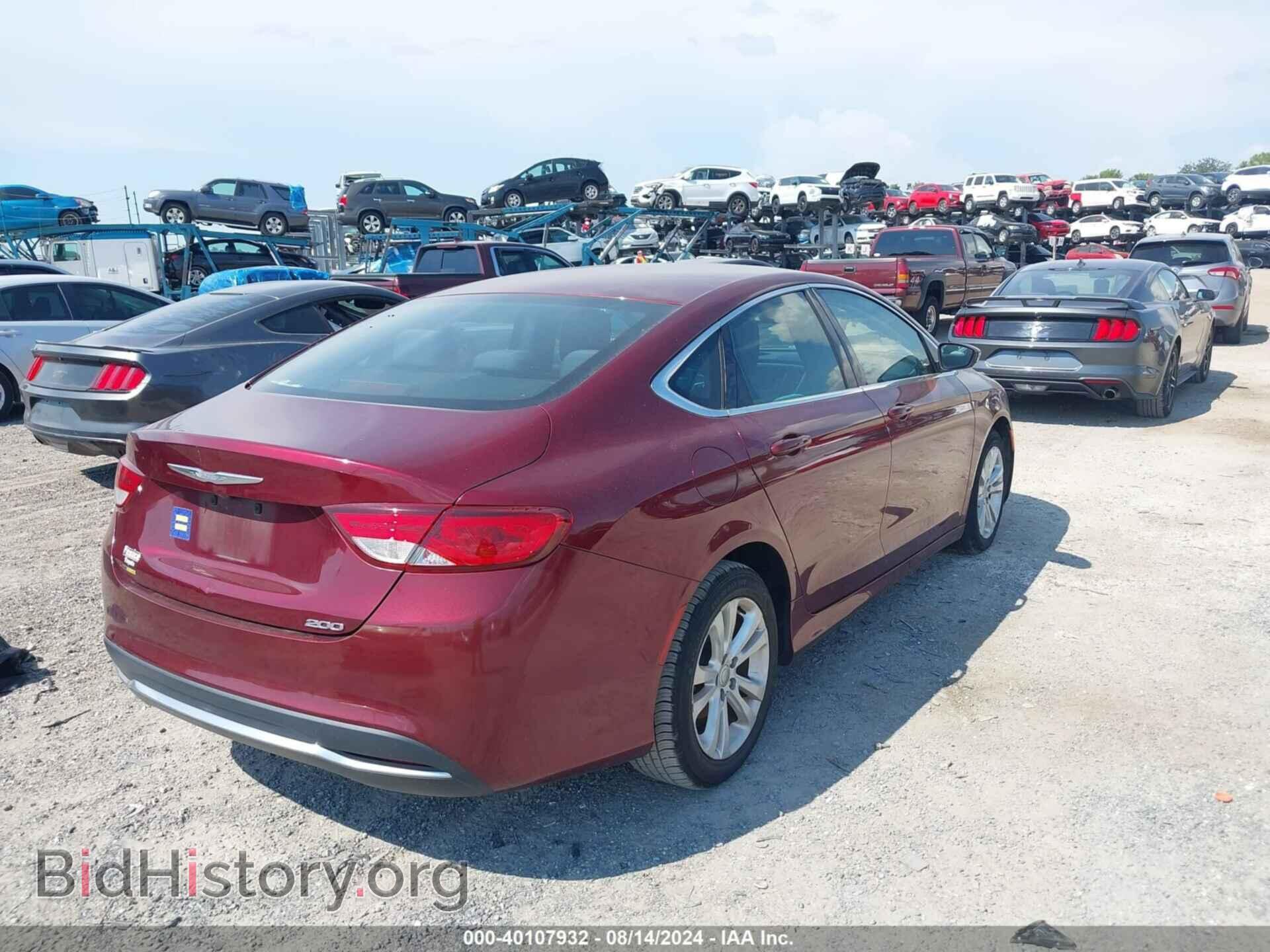 2016 CHRYSLER 200 - VIN: 1C3CCCAB8GN140949 - Фото 4
