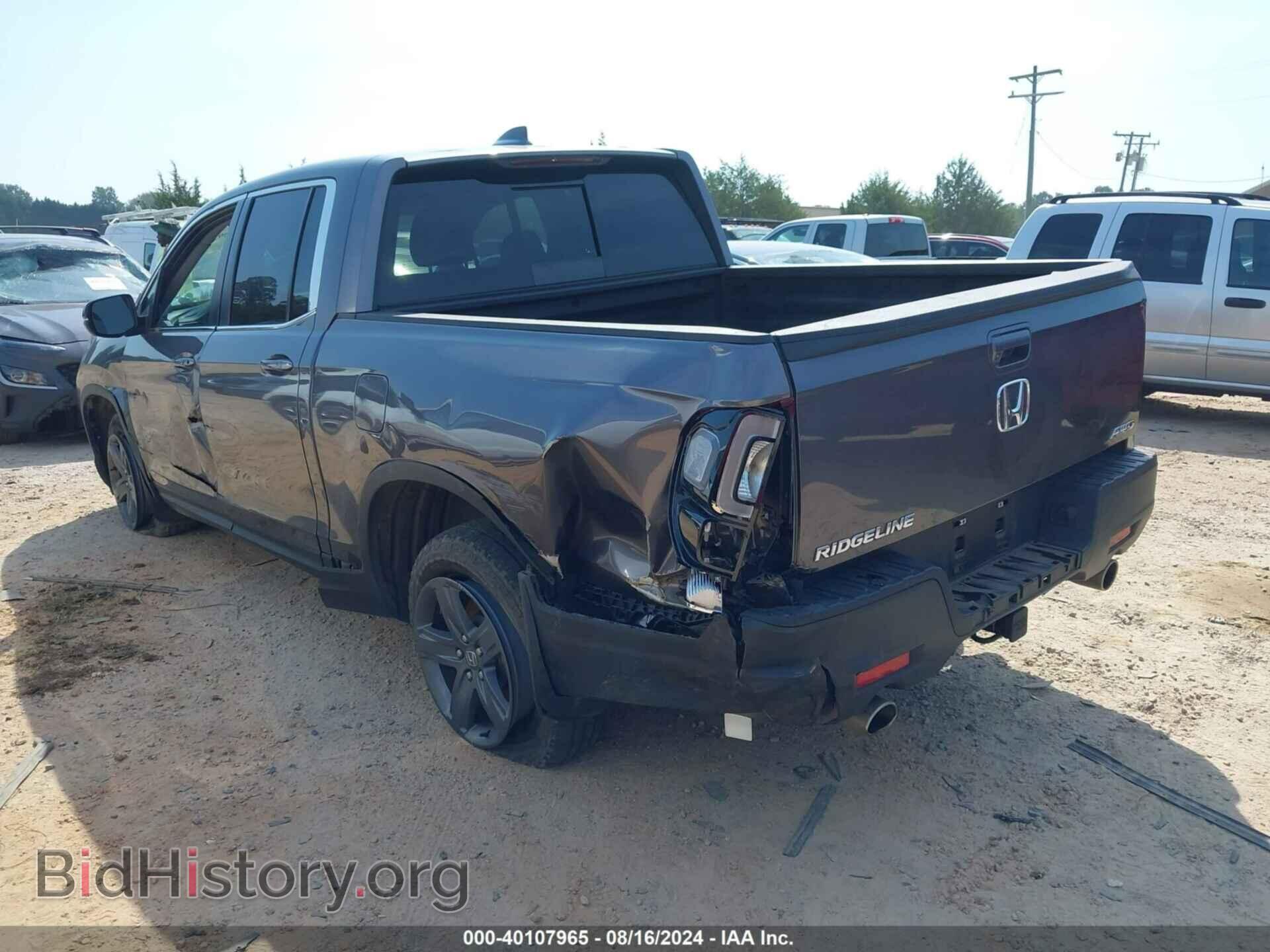 2021 HONDA RIDGELINE - VIN: 5FPYK3F5XMB007487 - Фото 3