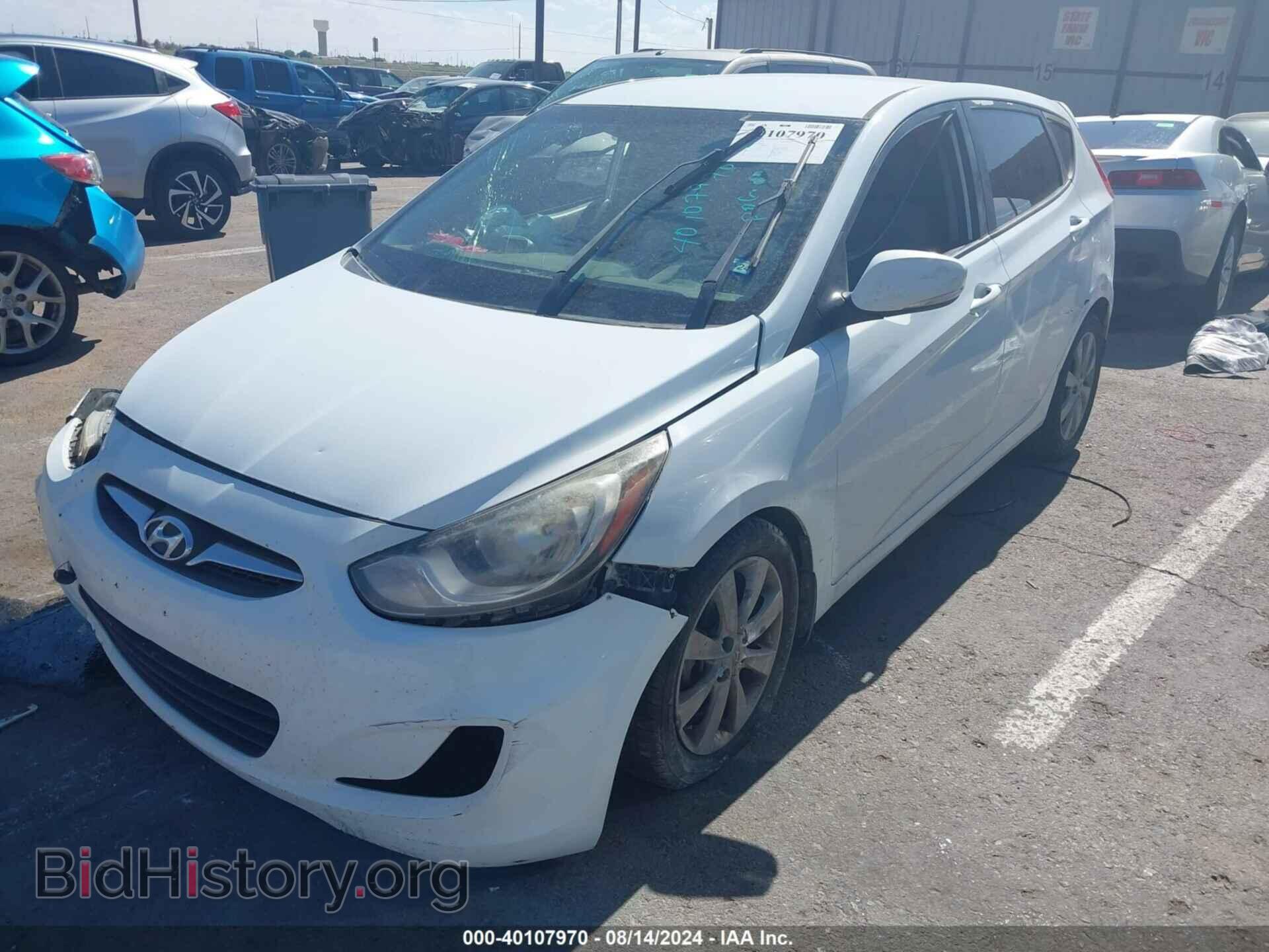2013 HYUNDAI ACCENT - VIN: KMHCU5AE6DU120064 - Фото 2