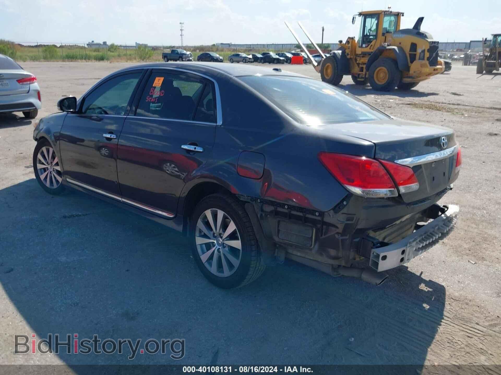 2012 TOYOTA AVALON - VIN: 4T1BK3DB9CU455003 - Фото 3