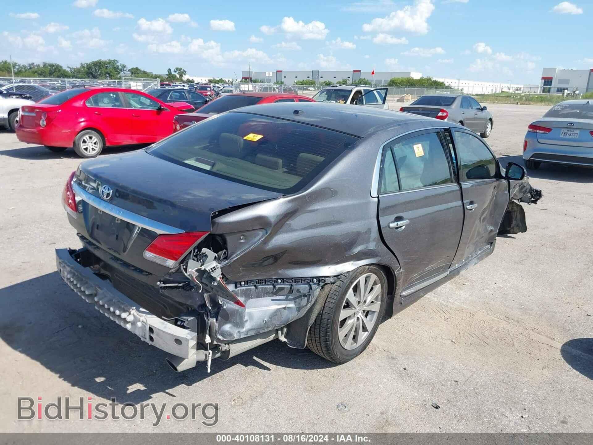 2012 TOYOTA AVALON - VIN: 4T1BK3DB9CU455003 - Фото 4