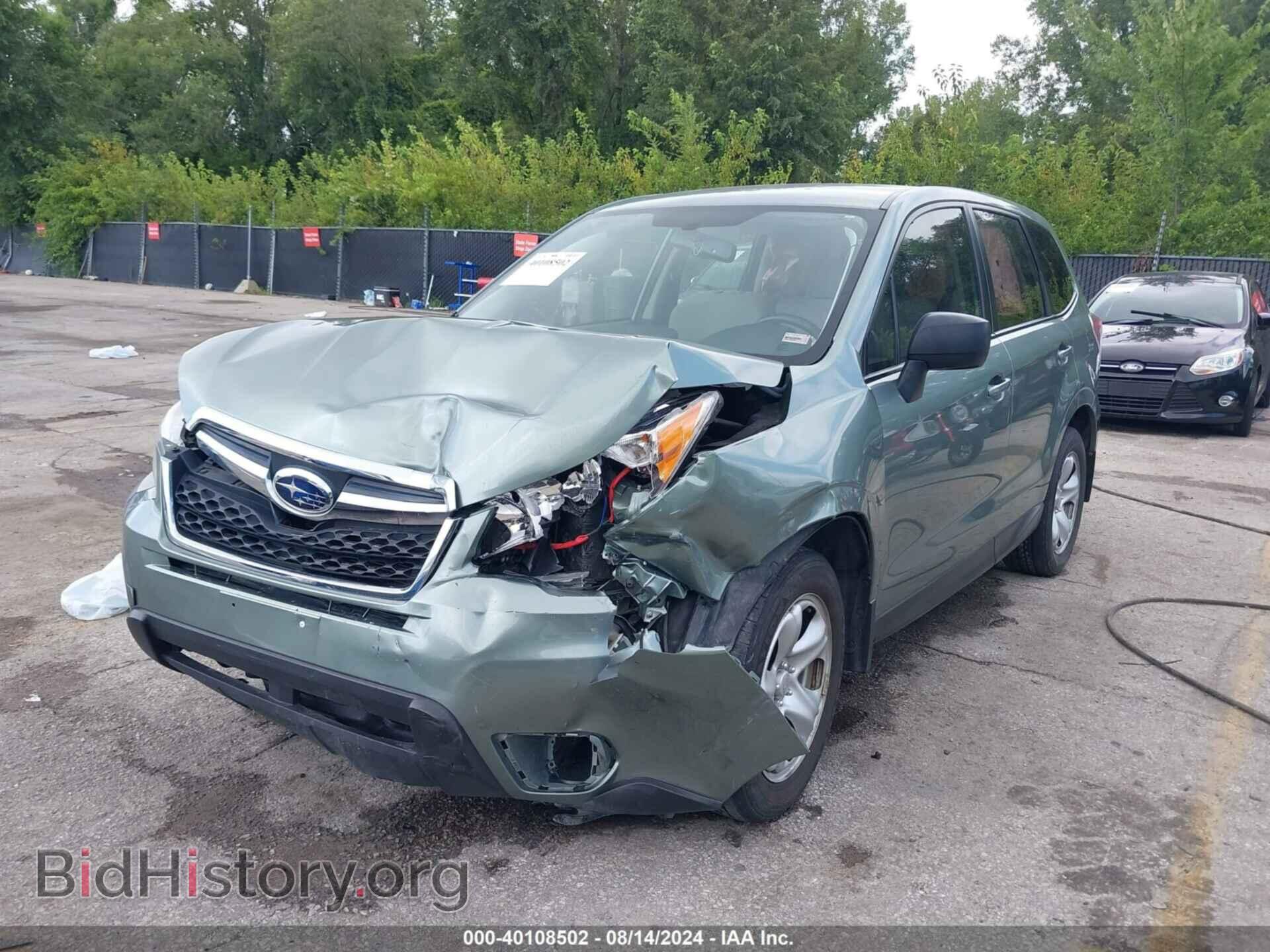 2014 SUBARU FORESTER - VIN: JF2SJAAC3EH490478 - Фото 2