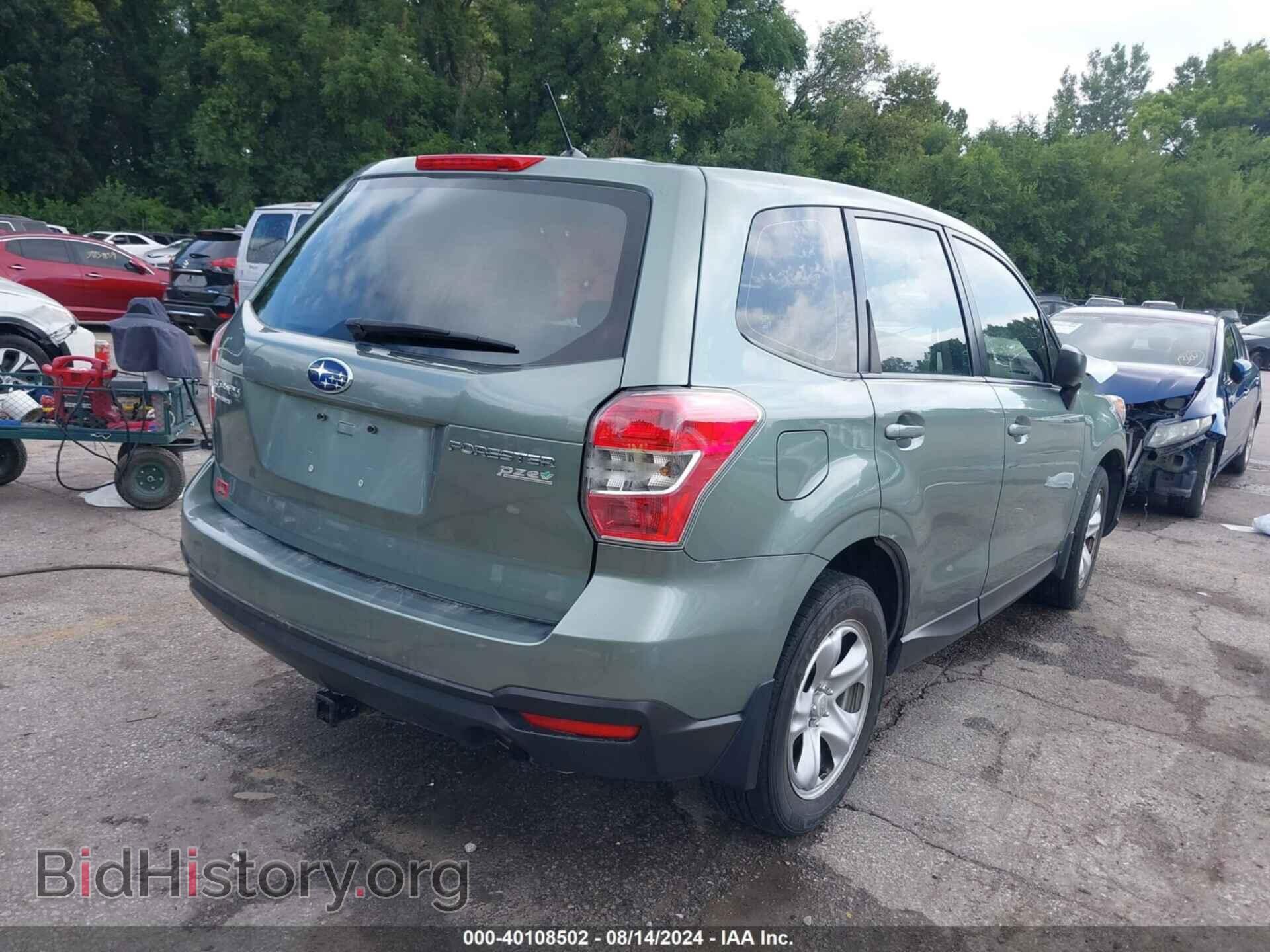 2014 SUBARU FORESTER - VIN: JF2SJAAC3EH490478 - Фото 4