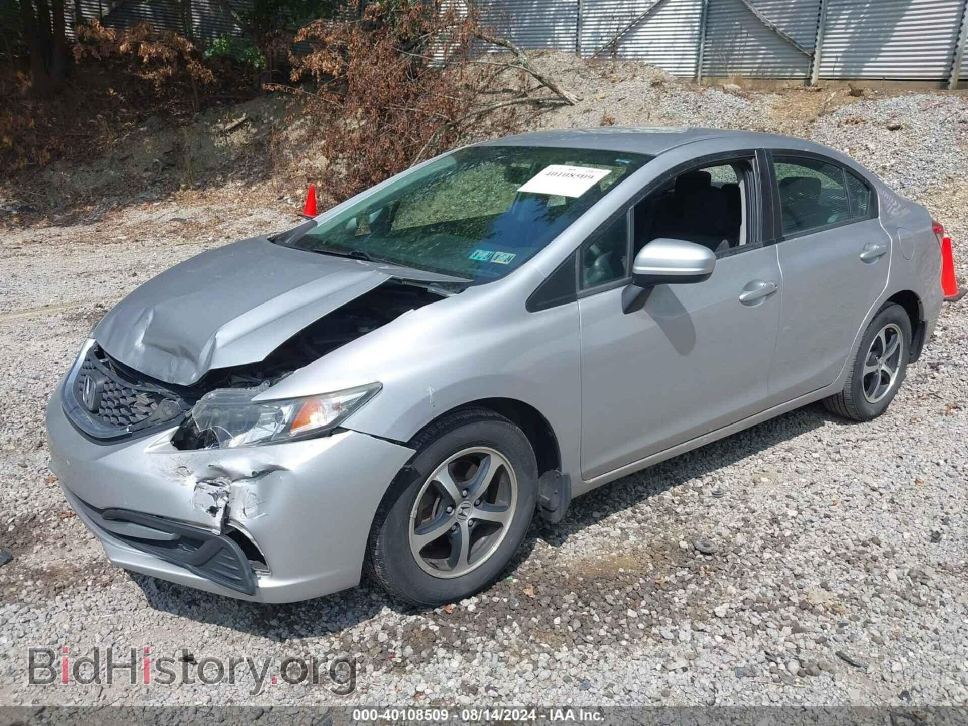 2015 HONDA CIVIC - VIN: 19XFB2F75FE283029 - Фото 2
