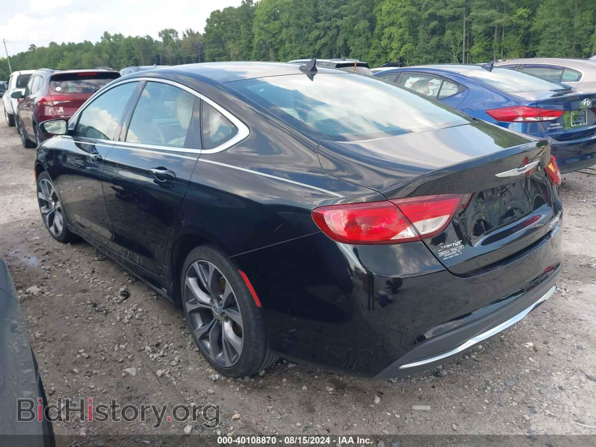 2015 CHRYSLER 200 - VIN: 1C3CCCCB7FN608696 - Фото 3