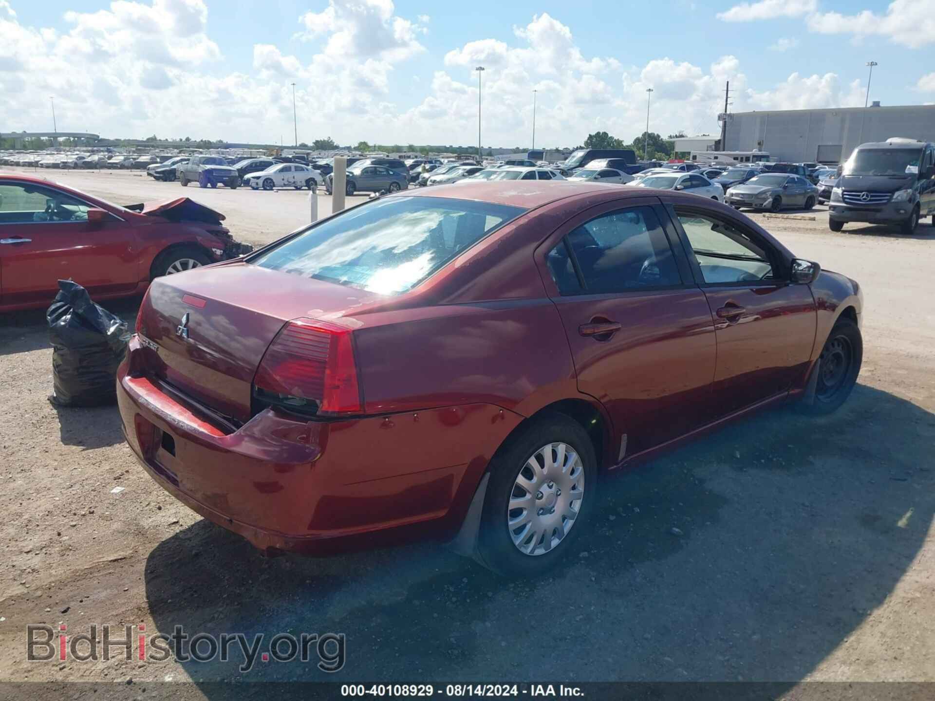 2007 MITSUBISHI GALANT - VIN: 4A3AB36F77E035320 - Фото 4