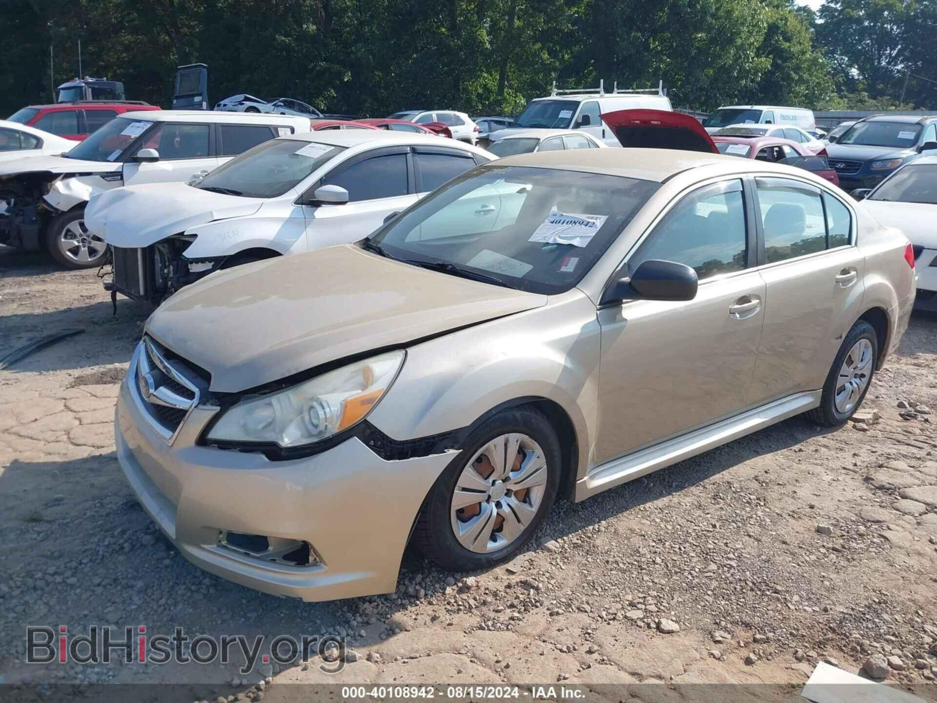 2010 SUBARU LEGACY - VIN: 4S3BMBA69A3229000 - Фото 2