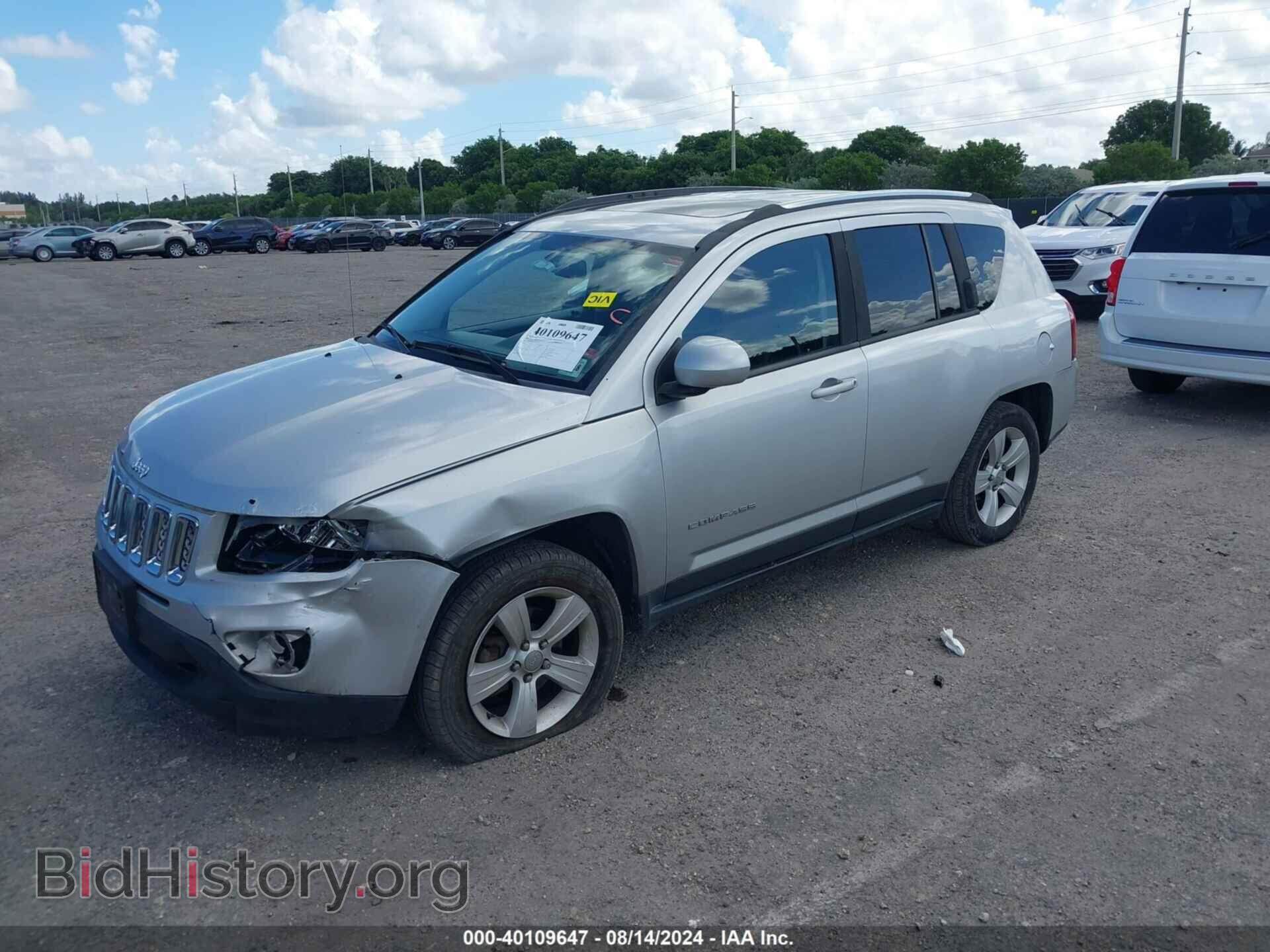2014 JEEP COMPASS - VIN: 1C4NJDEB0ED623610 - Фото 2