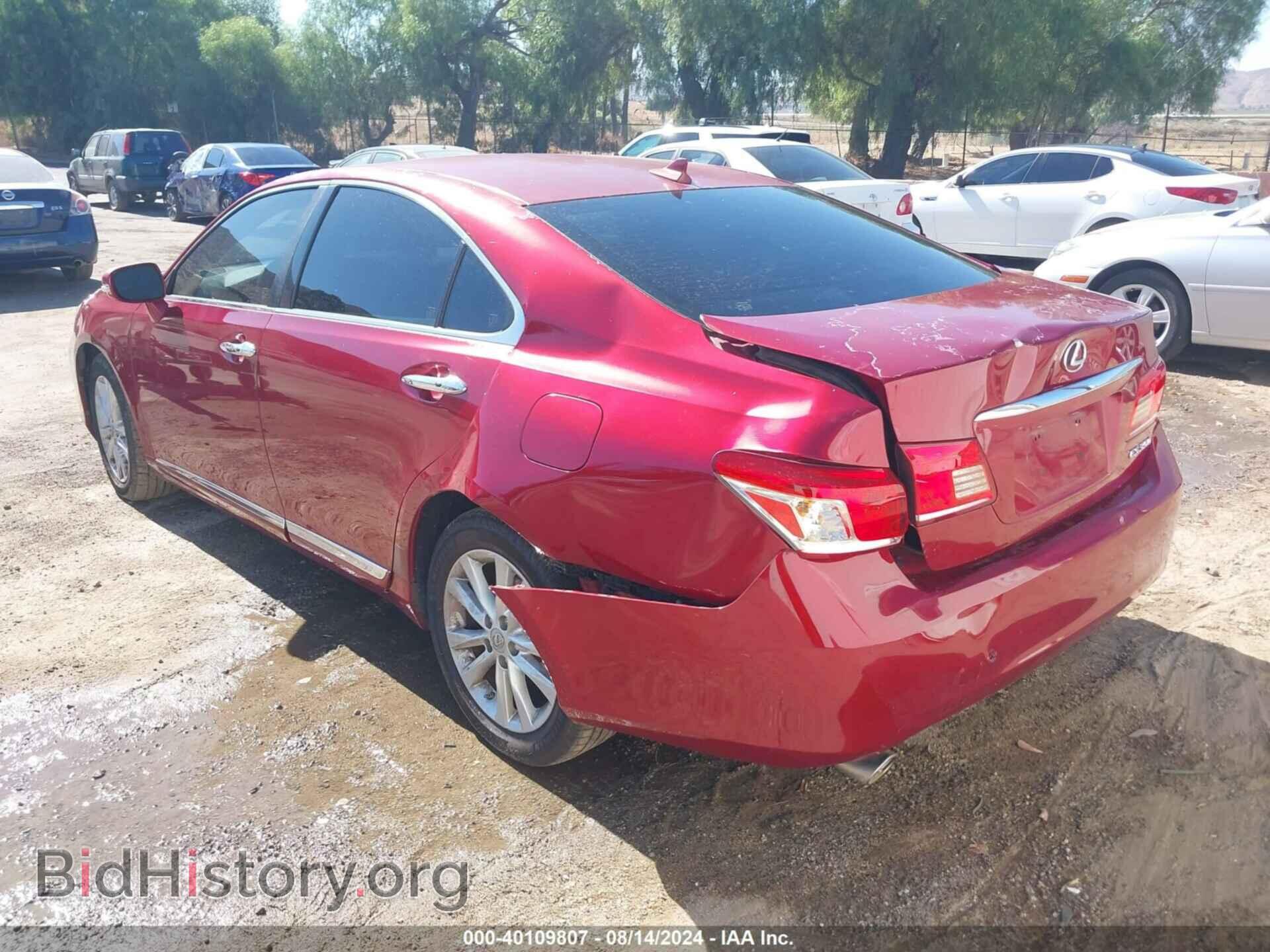 2012 LEXUS ES 350 - VIN: JTHBK1EG5C2498847 - Фото 3