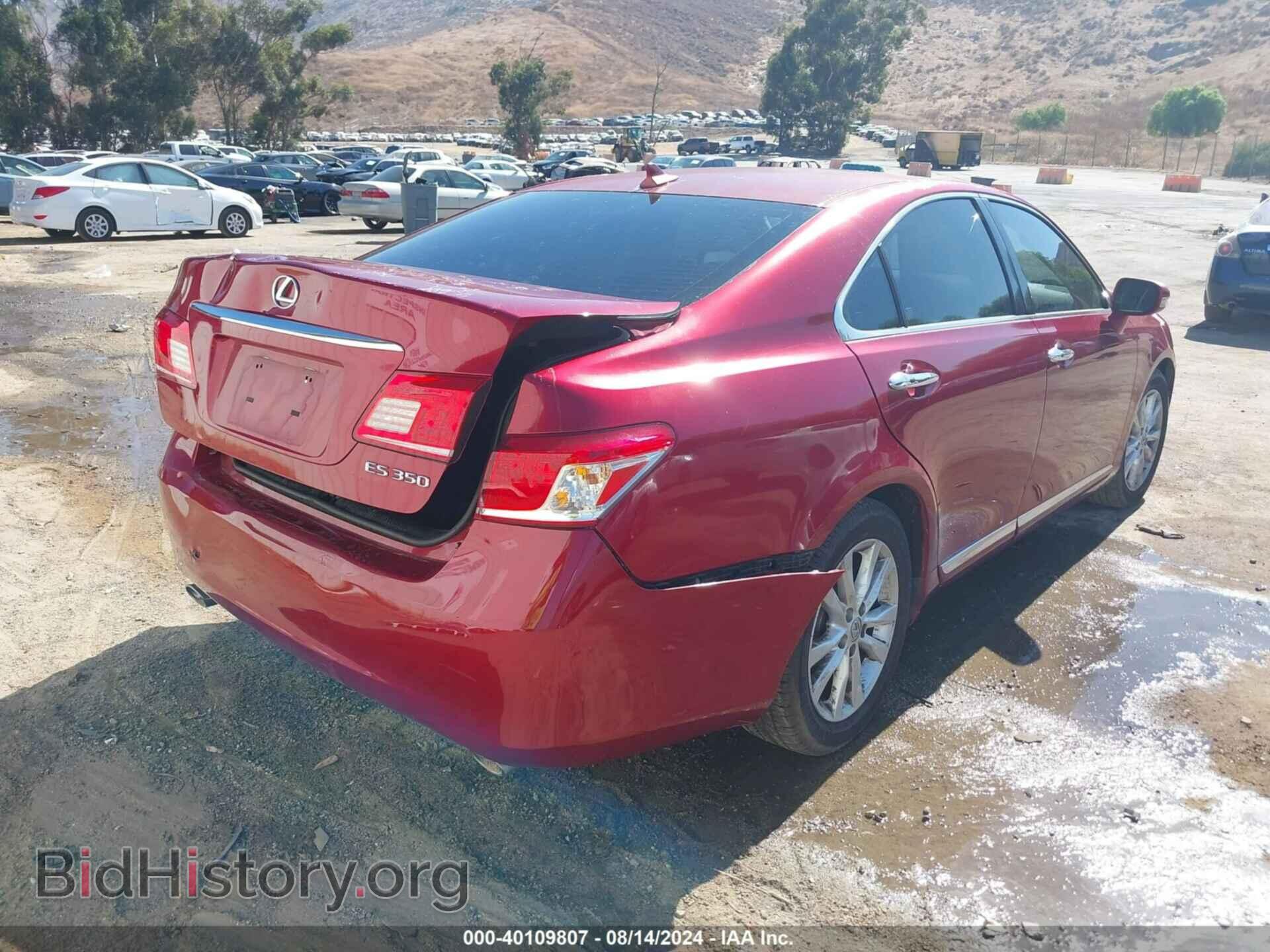 2012 LEXUS ES 350 - VIN: JTHBK1EG5C2498847 - Фото 4