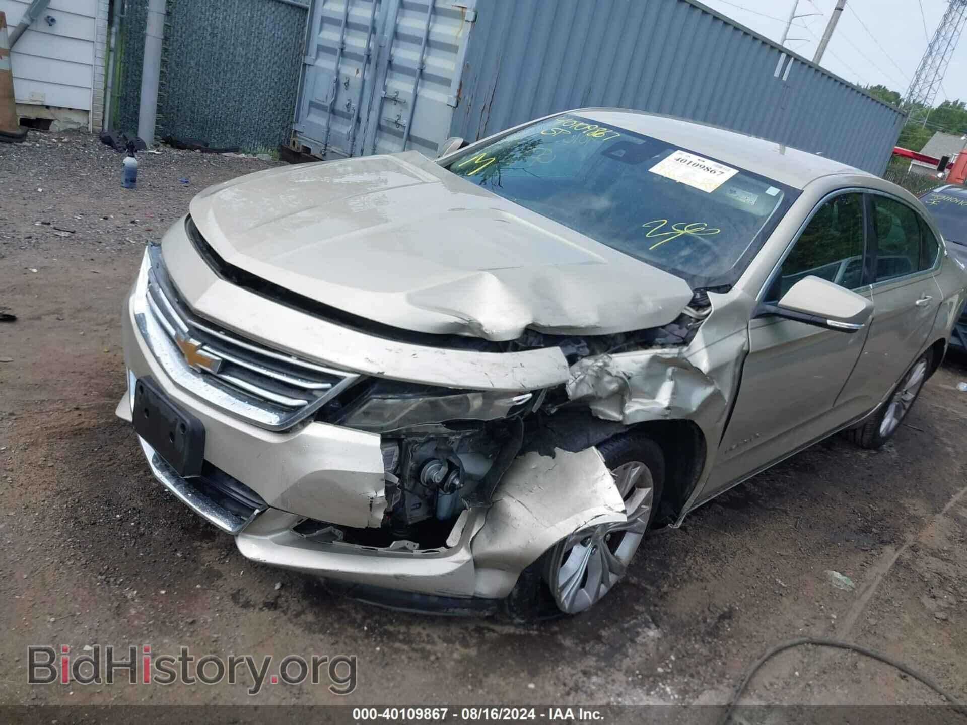 2014 CHEVROLET IMPALA - VIN: 2G1125S37E9153631 - Фото 2