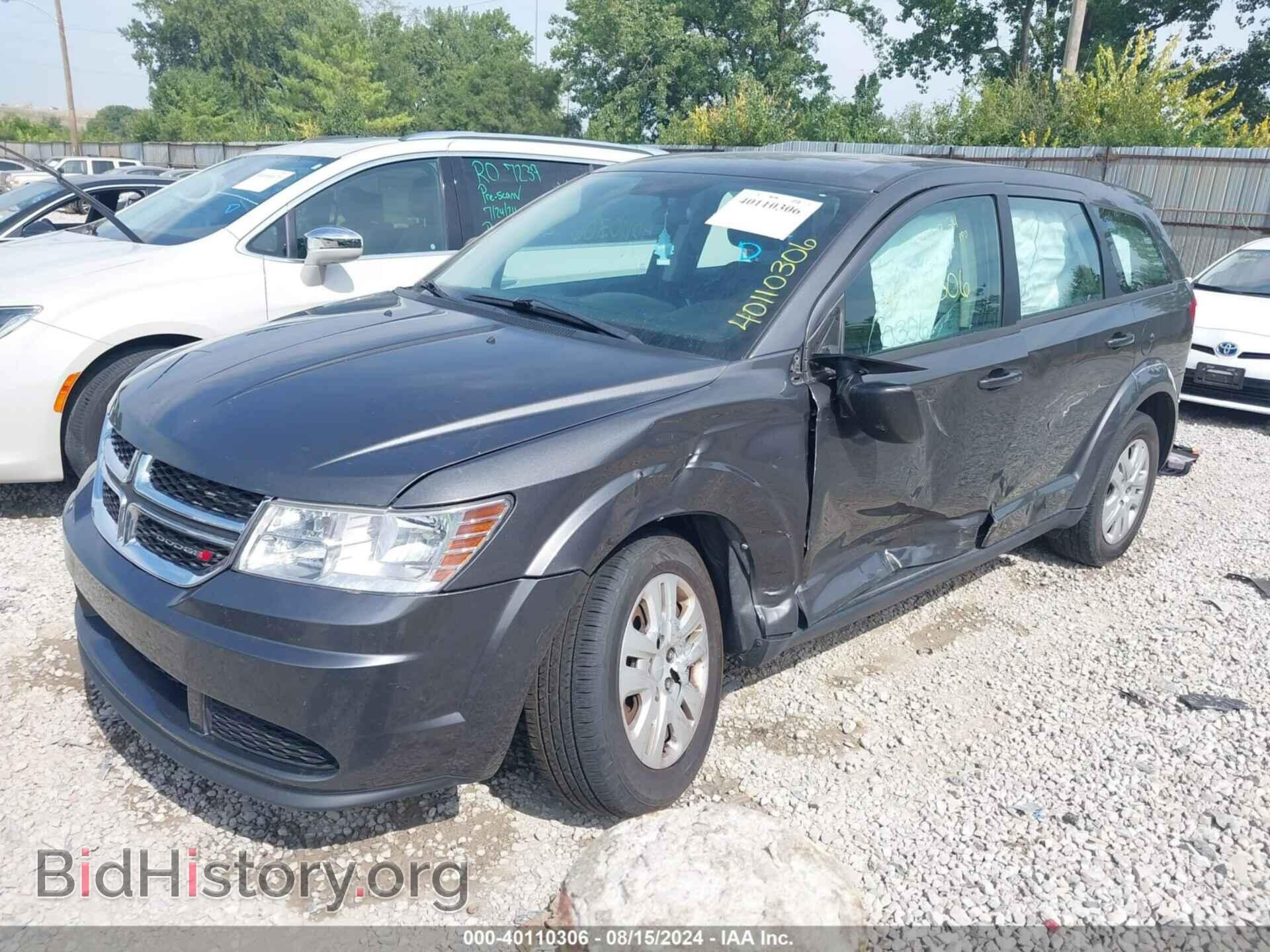 2014 DODGE JOURNEY - VIN: 3C4PDCAB4ET283856 - Фото 2