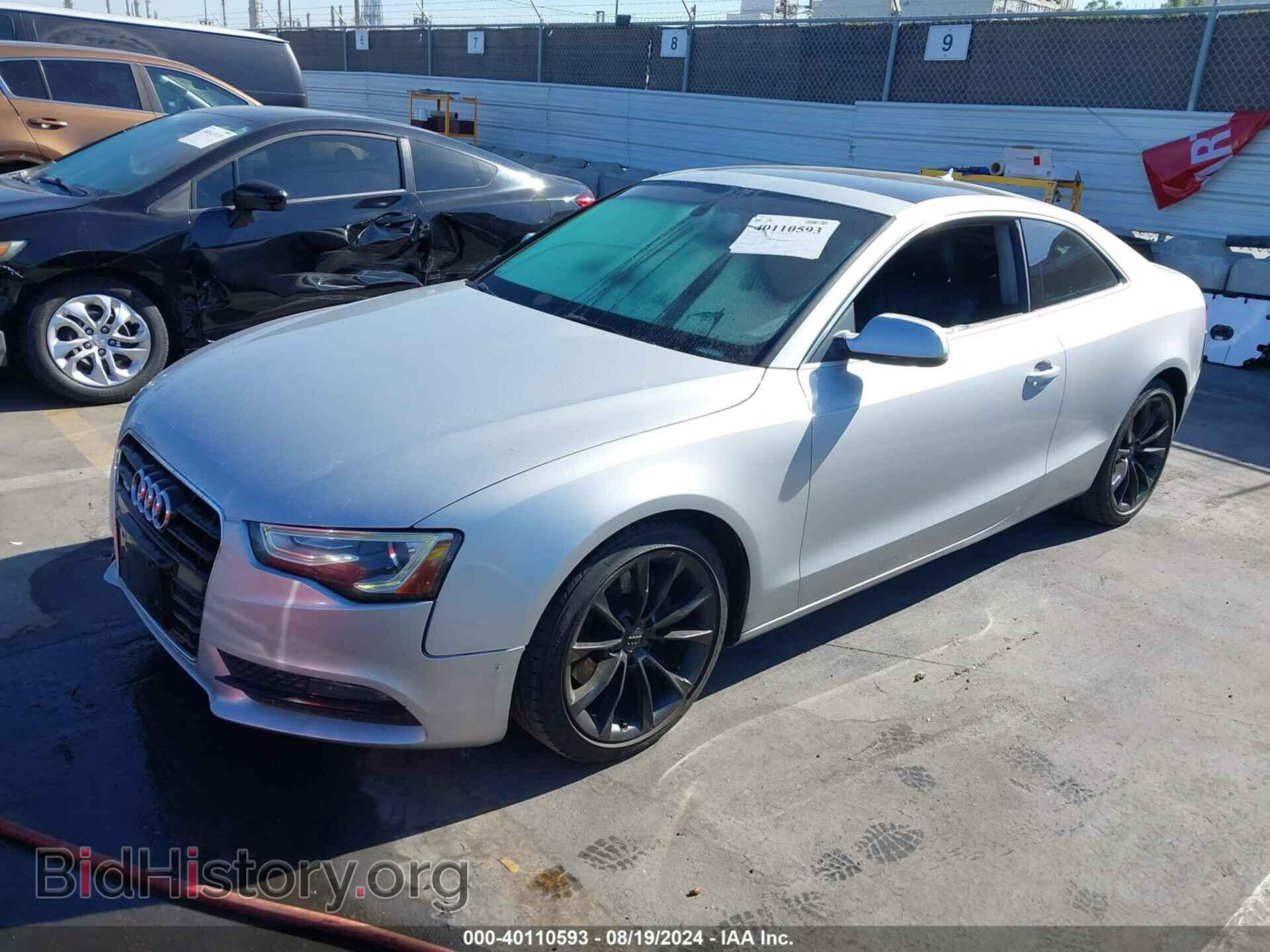 2013 AUDI A5 - VIN: WAULFAFR4DA001530 - Фото 2