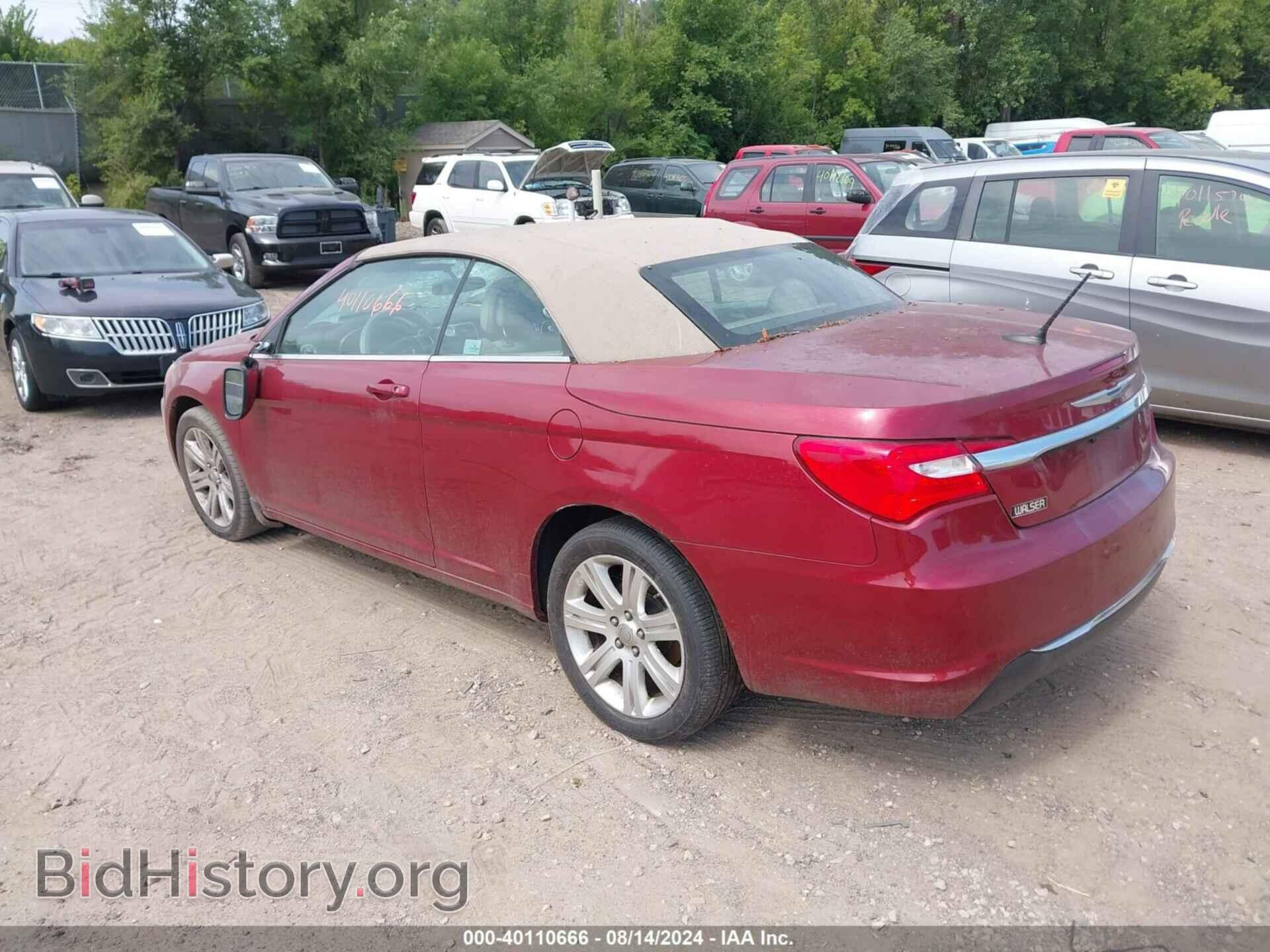 2012 CHRYSLER 200 - VIN: 1C3BCBEBXCN249164 - Фото 3