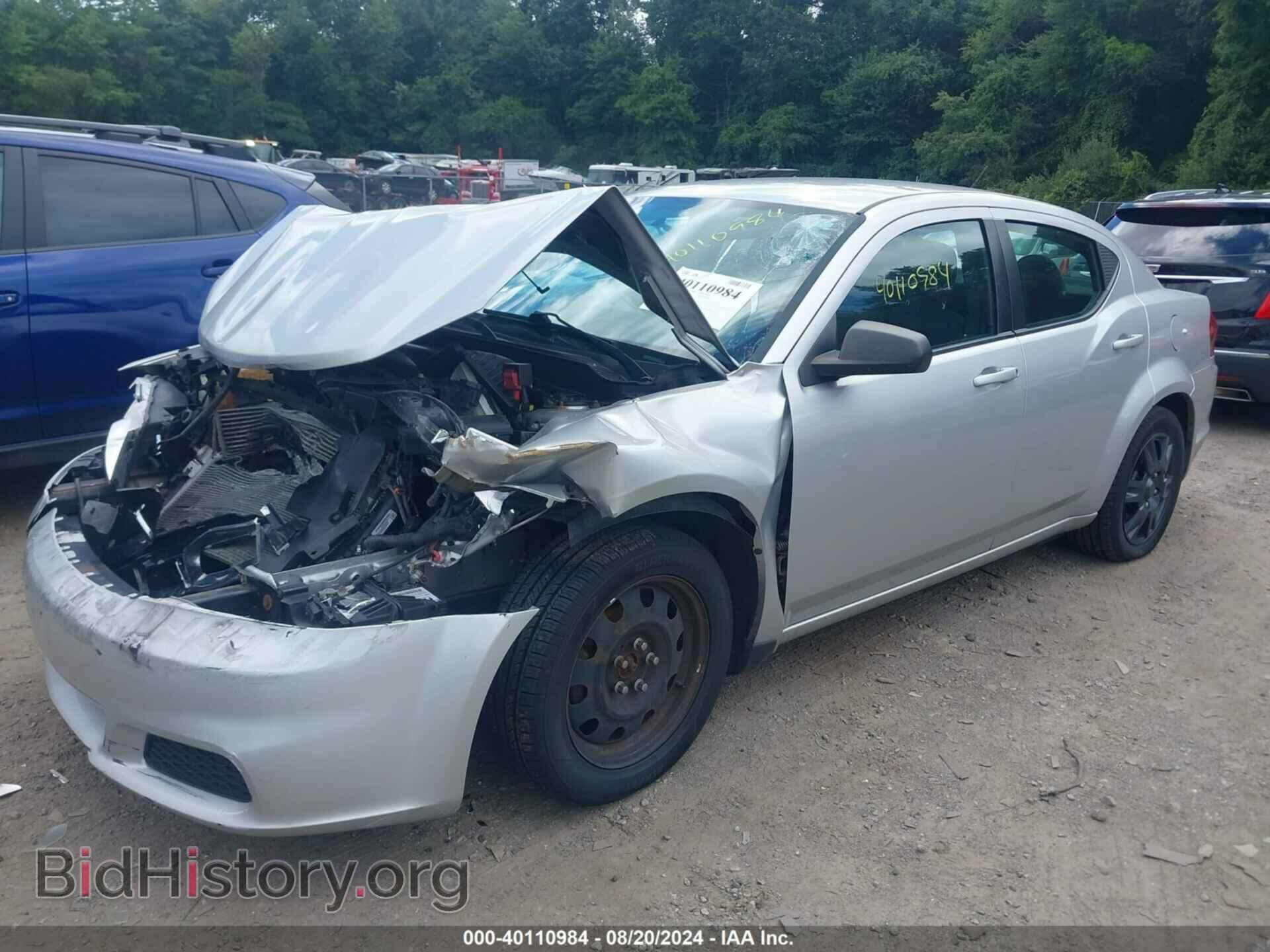 2012 DODGE AVENGER - VIN: 1C3CDZAB5CN247600 - Фото 2