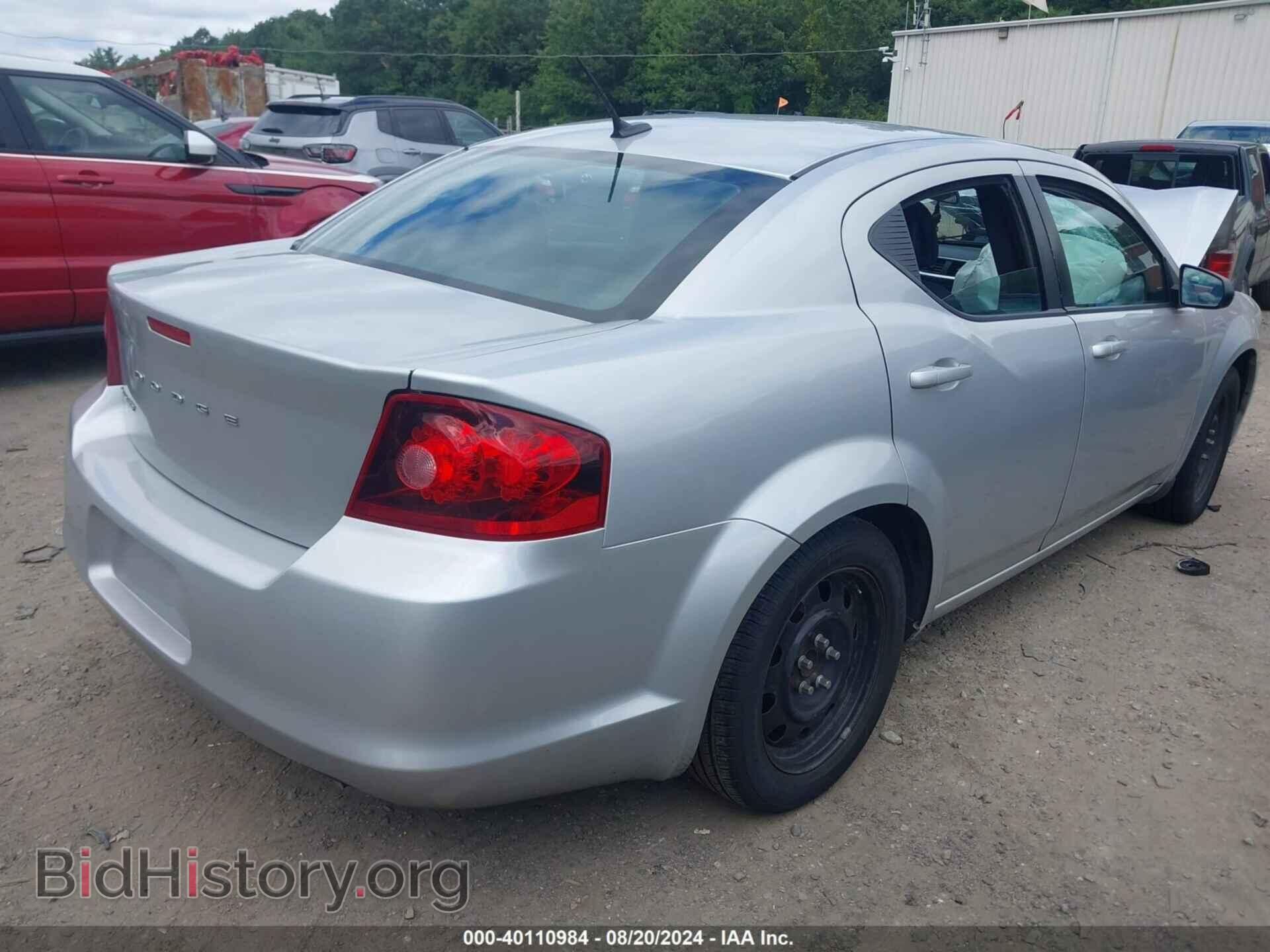 2012 DODGE AVENGER - VIN: 1C3CDZAB5CN247600 - Фото 4