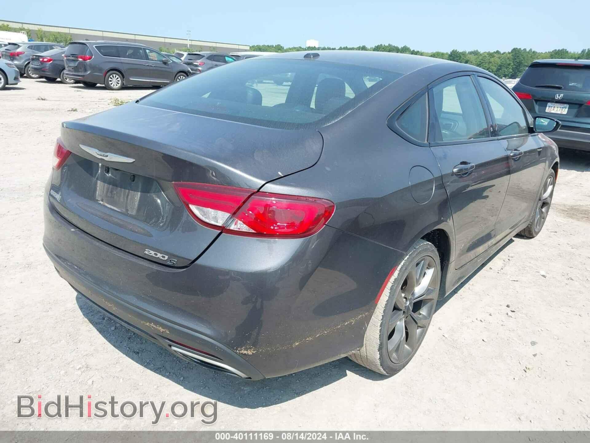 2015 CHRYSLER 200 - VIN: 1C3CCCBB9FN566095 - Фото 4