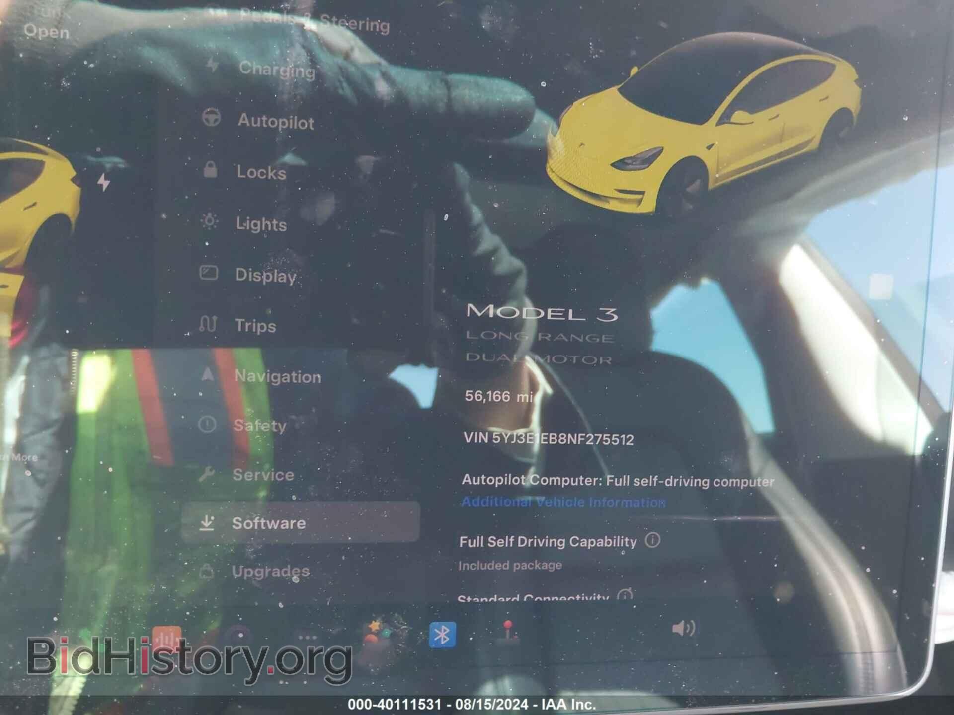 2022 TESLA MODEL 3 - VIN: 5YJ3E1EB8NF275512 - Фото 7