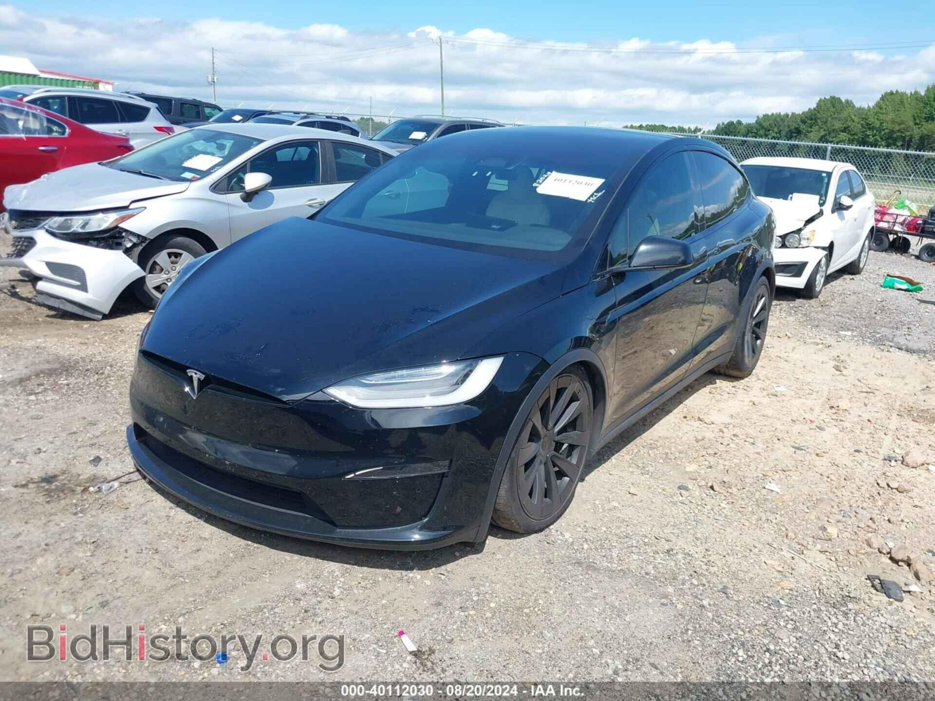 2022 TESLA MODEL X - VIN: 7SAXCBE65NF356650 - Фото 2