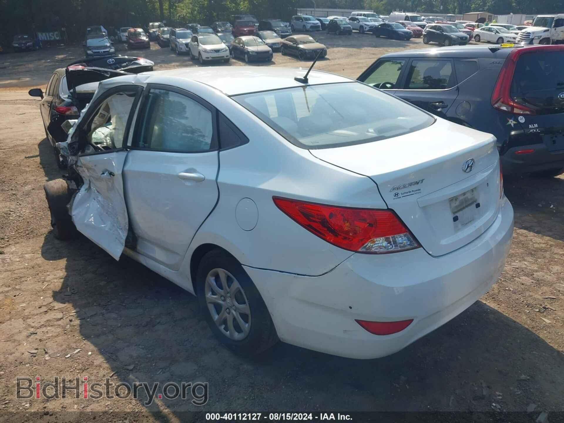 2014 HYUNDAI ACCENT - VIN: KMHCT4AEXEU738762 - Фото 3