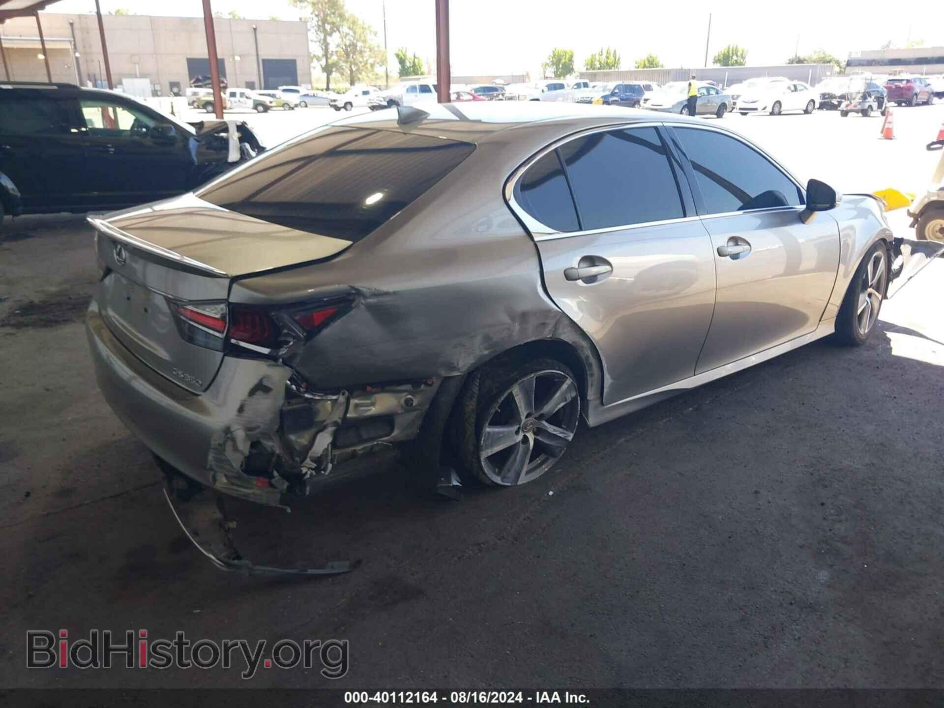 2016 LEXUS GS 350 - VIN: JTHBZ1BL2GA002654 - Фото 4