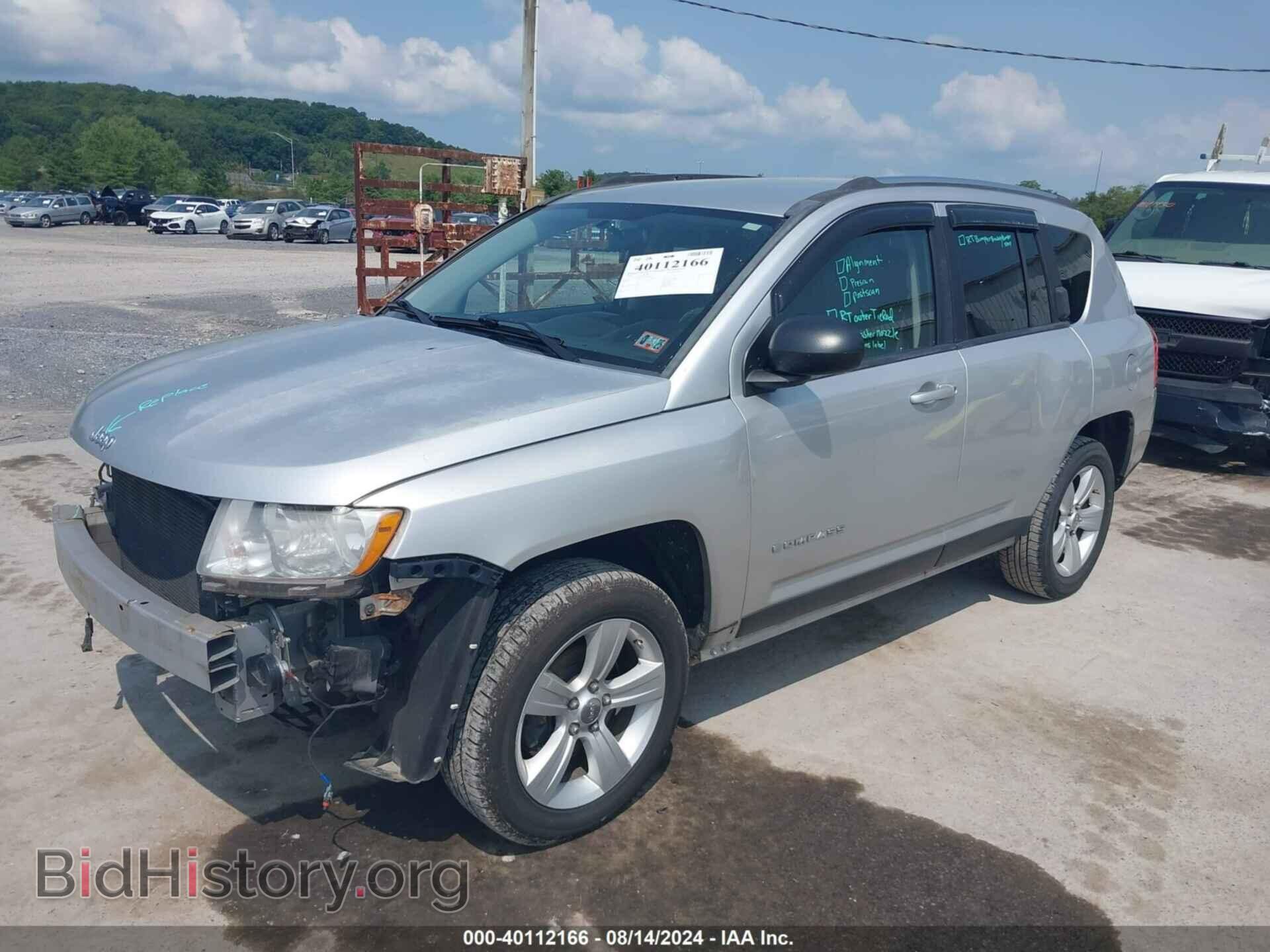 2012 JEEP COMPASS - VIN: 1C4NJDBBXCD584607 - Фото 2