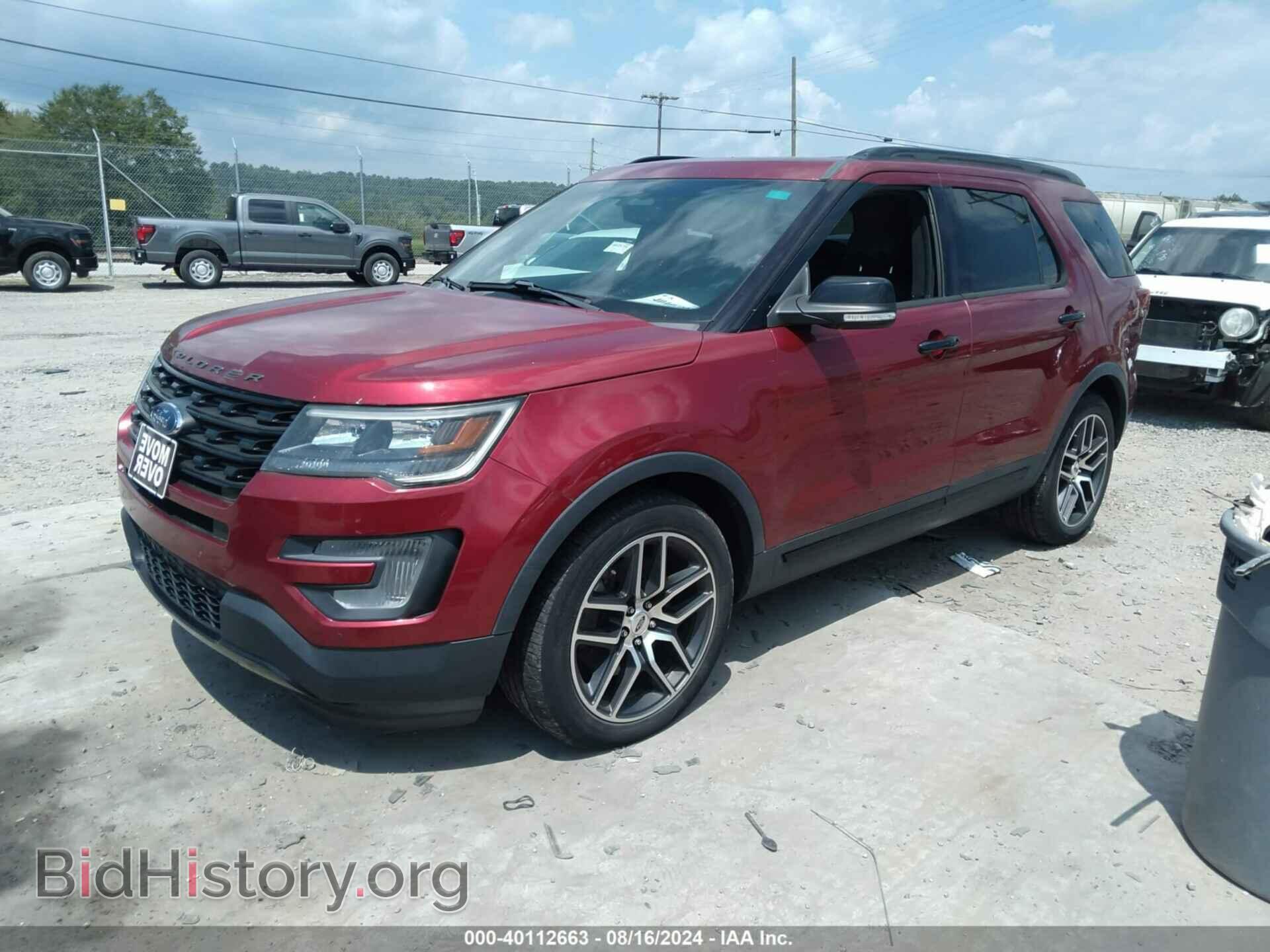 2016 FORD EXPLORER - VIN: 1FM5K8GT1GGC10862 - Фото 2