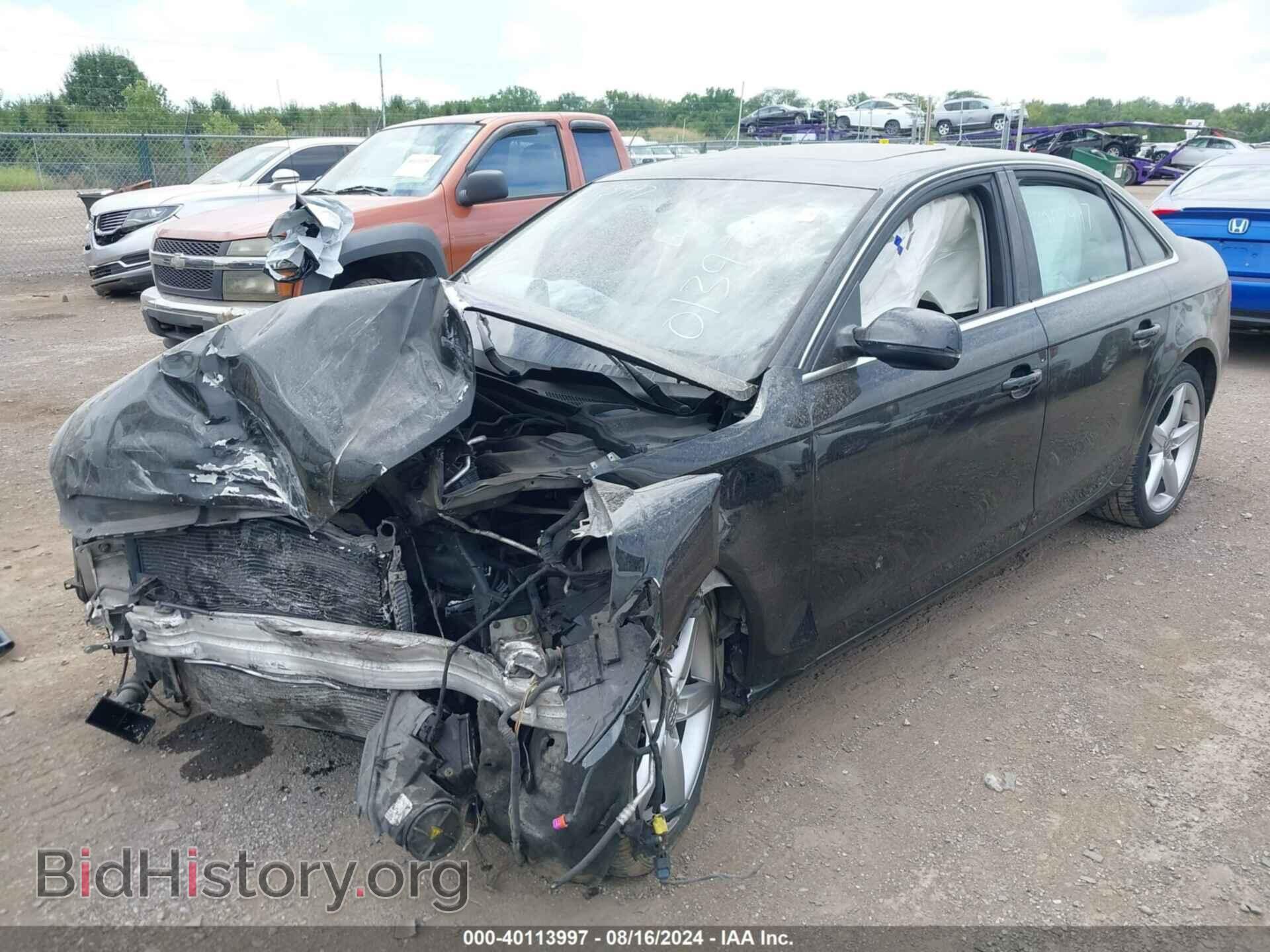 2012 AUDI A4 - VIN: WAUBFAFL8CN013971 - Фото 2