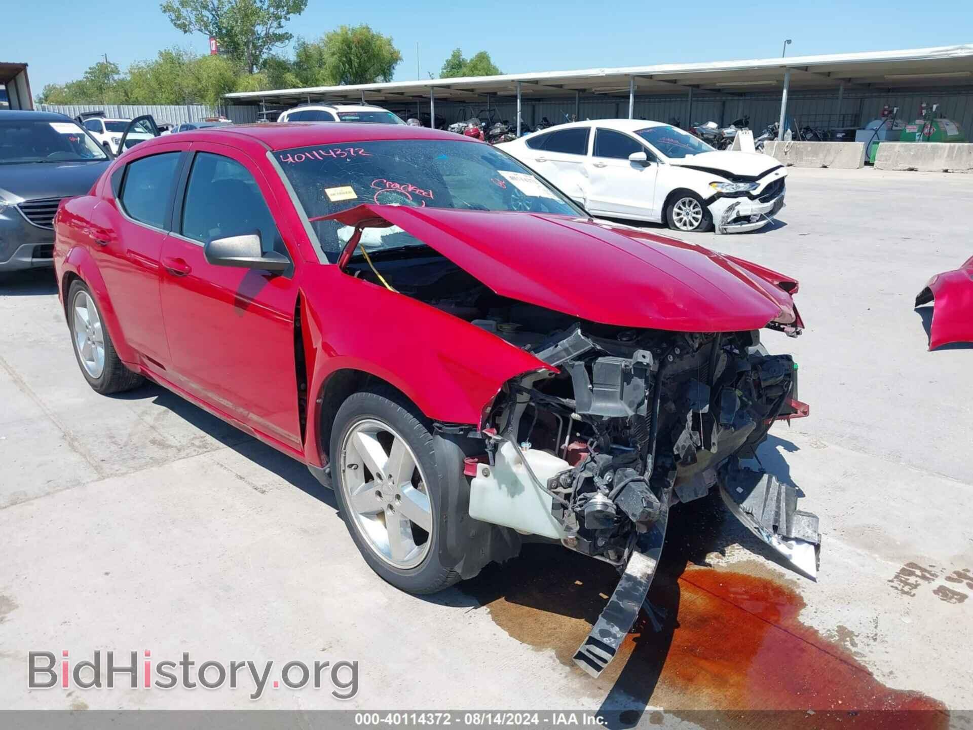 Фотография 1C3CDZAB8DN628455 - DODGE AVENGER 2013