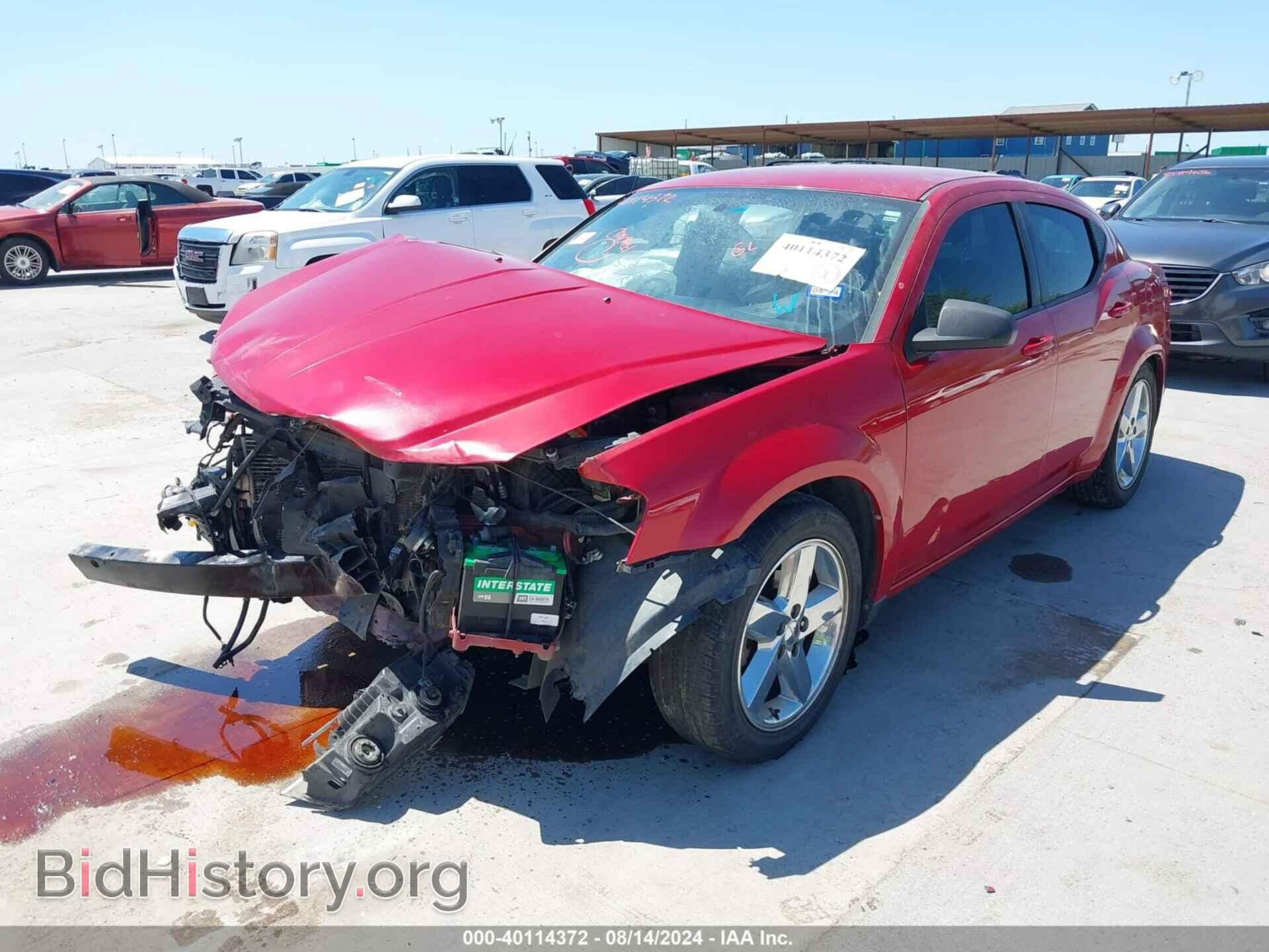 2013 DODGE AVENGER - VIN: 1C3CDZAB8DN628455 - Фото 2