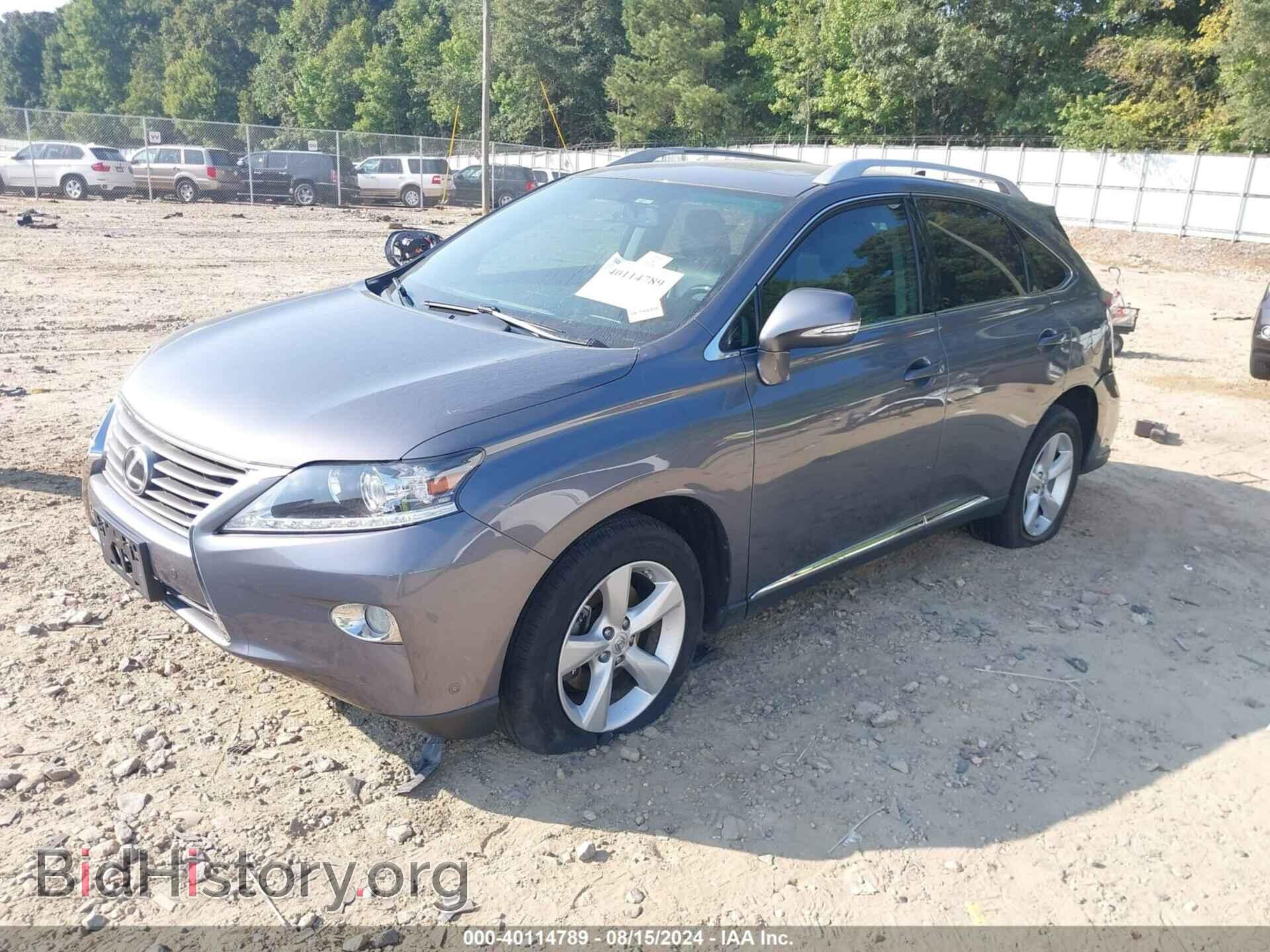 2014 LEXUS RX 350 - VIN: 2T2BK1BA5EC240944 - Фото 2
