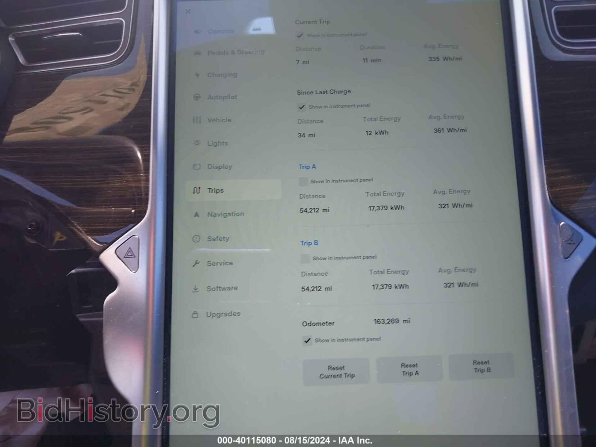2015 TESLA MODEL S - VIN: 5YJSA1E19FF111413 - Photo 7