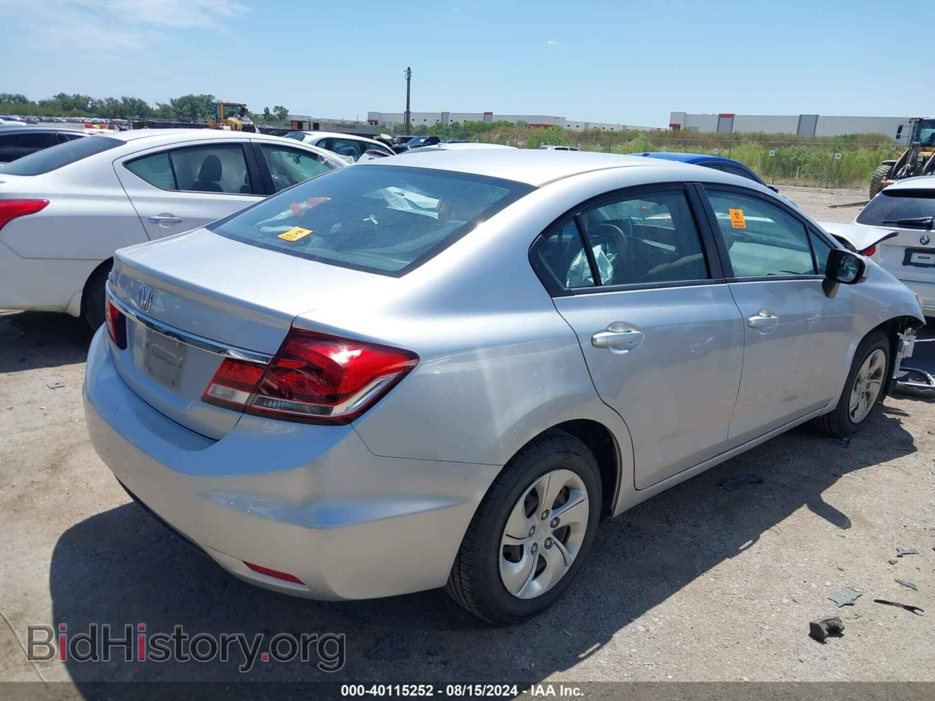 2014 HONDA CIVIC - VIN: 19XFB2F56EE245807 - Фото 4