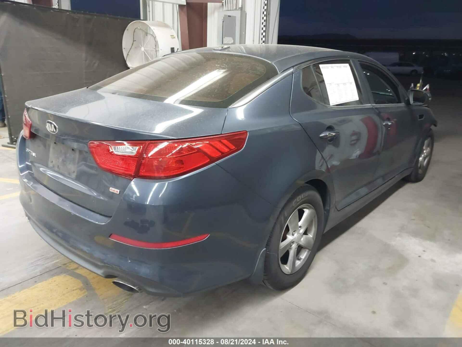 2015 KIA OPTIMA - VIN: KNAGM4A79F5589838 - Фото 4