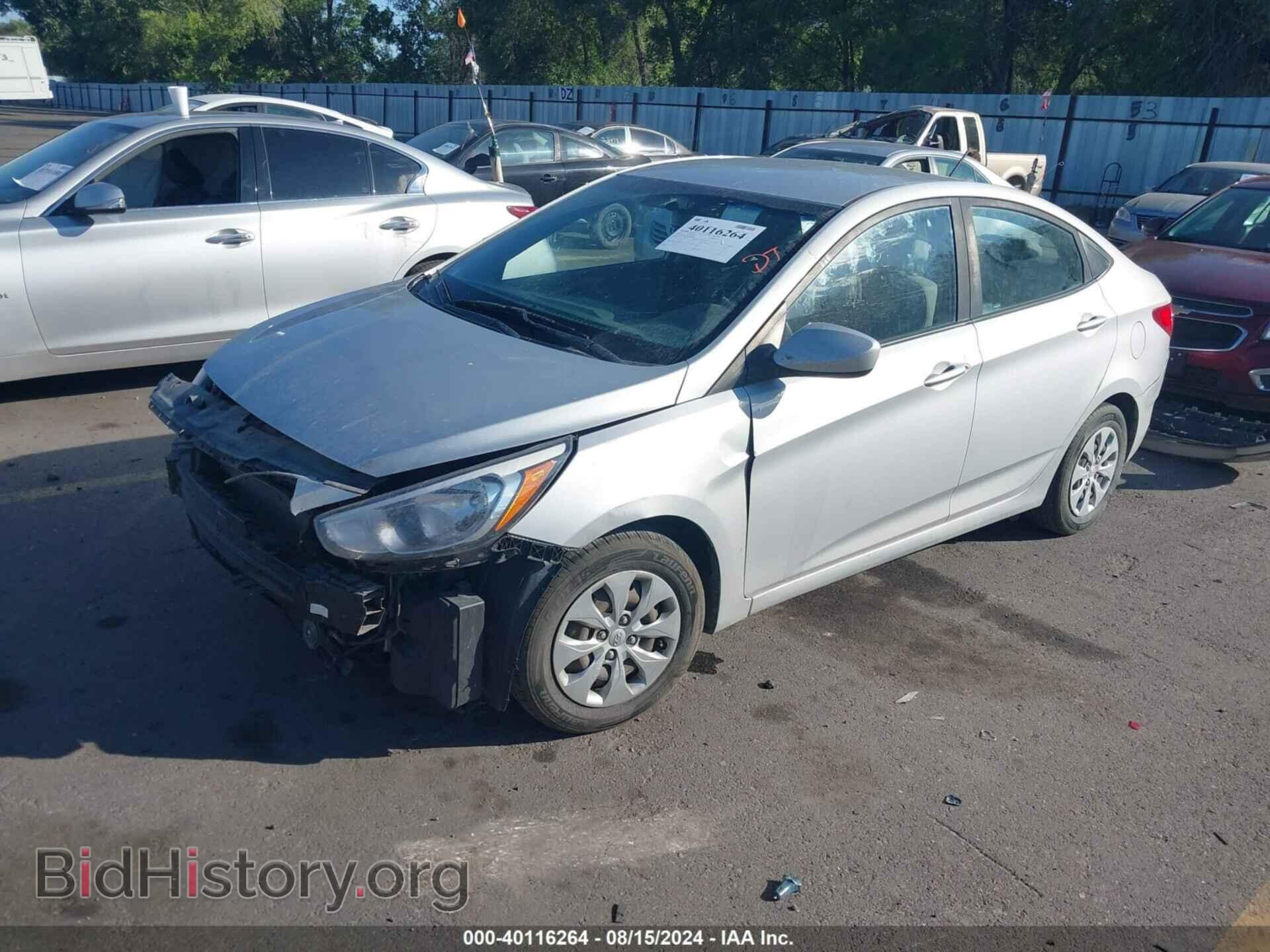 2016 HYUNDAI ACCENT - VIN: KMHCT4AE1GU090537 - Фото 2