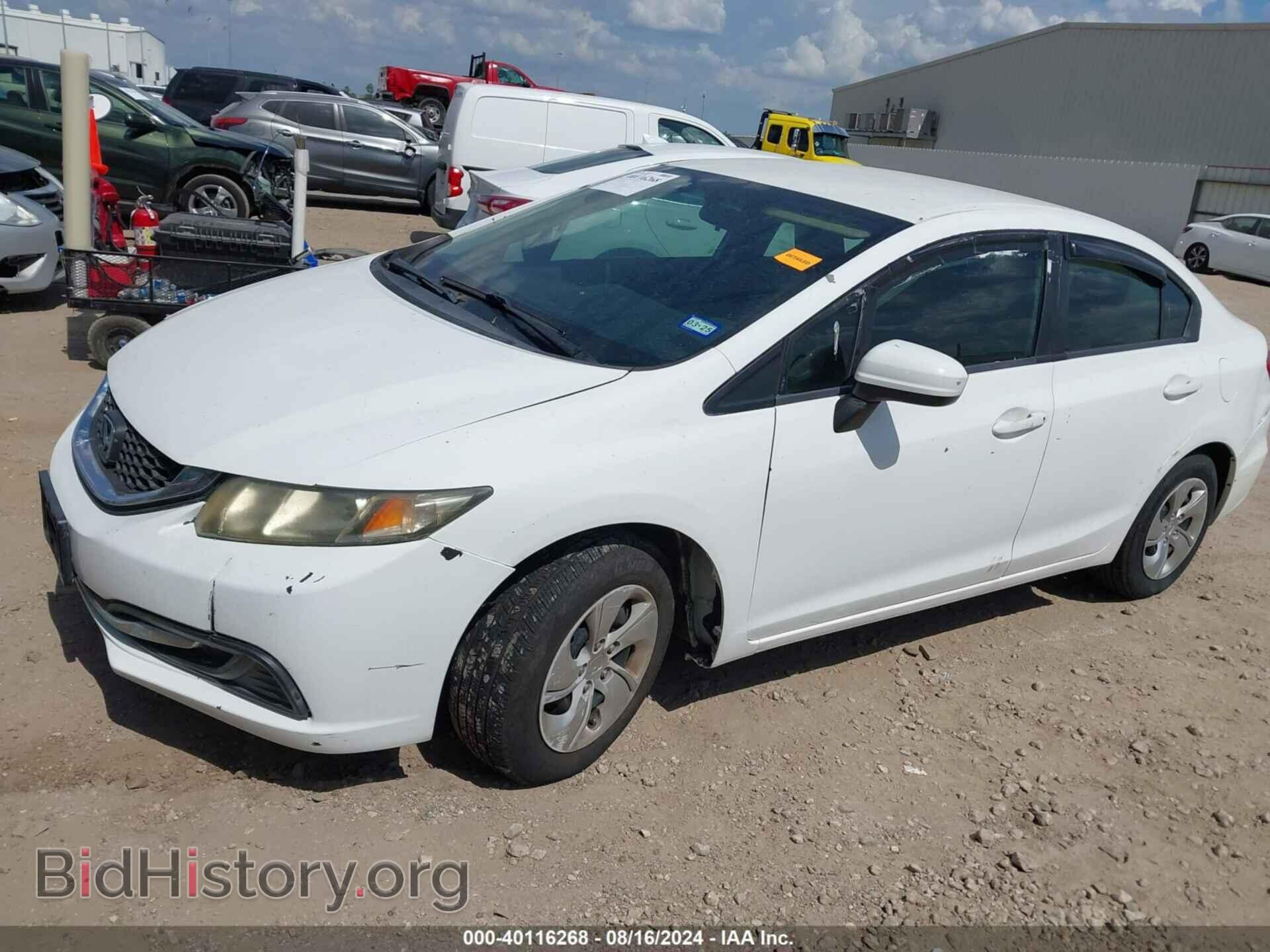 2014 HONDA CIVIC - VIN: 19XFB2F5XEE077492 - Фото 2