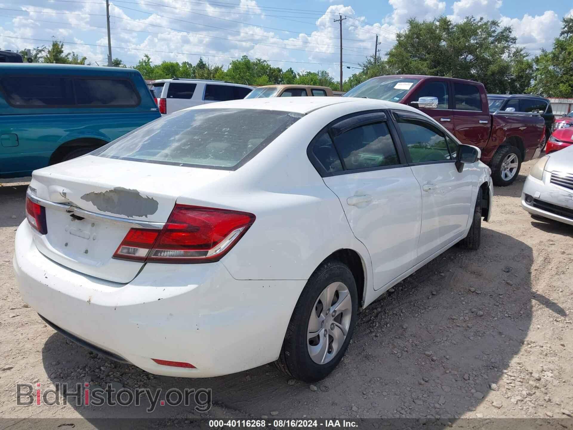 2014 HONDA CIVIC - VIN: 19XFB2F5XEE077492 - Фото 4