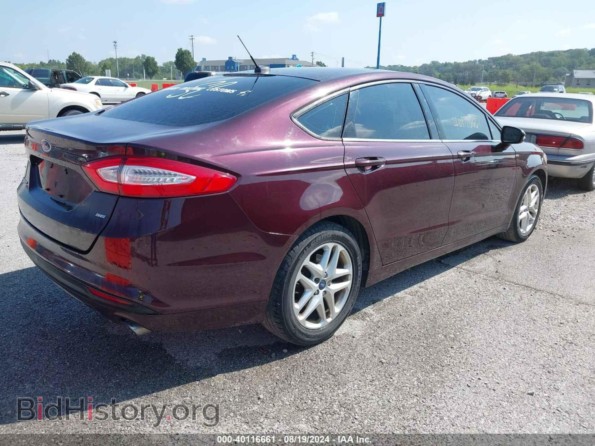 2013 FORD FUSION - VIN: 3FA6P0H75DR164640 - Фото 4