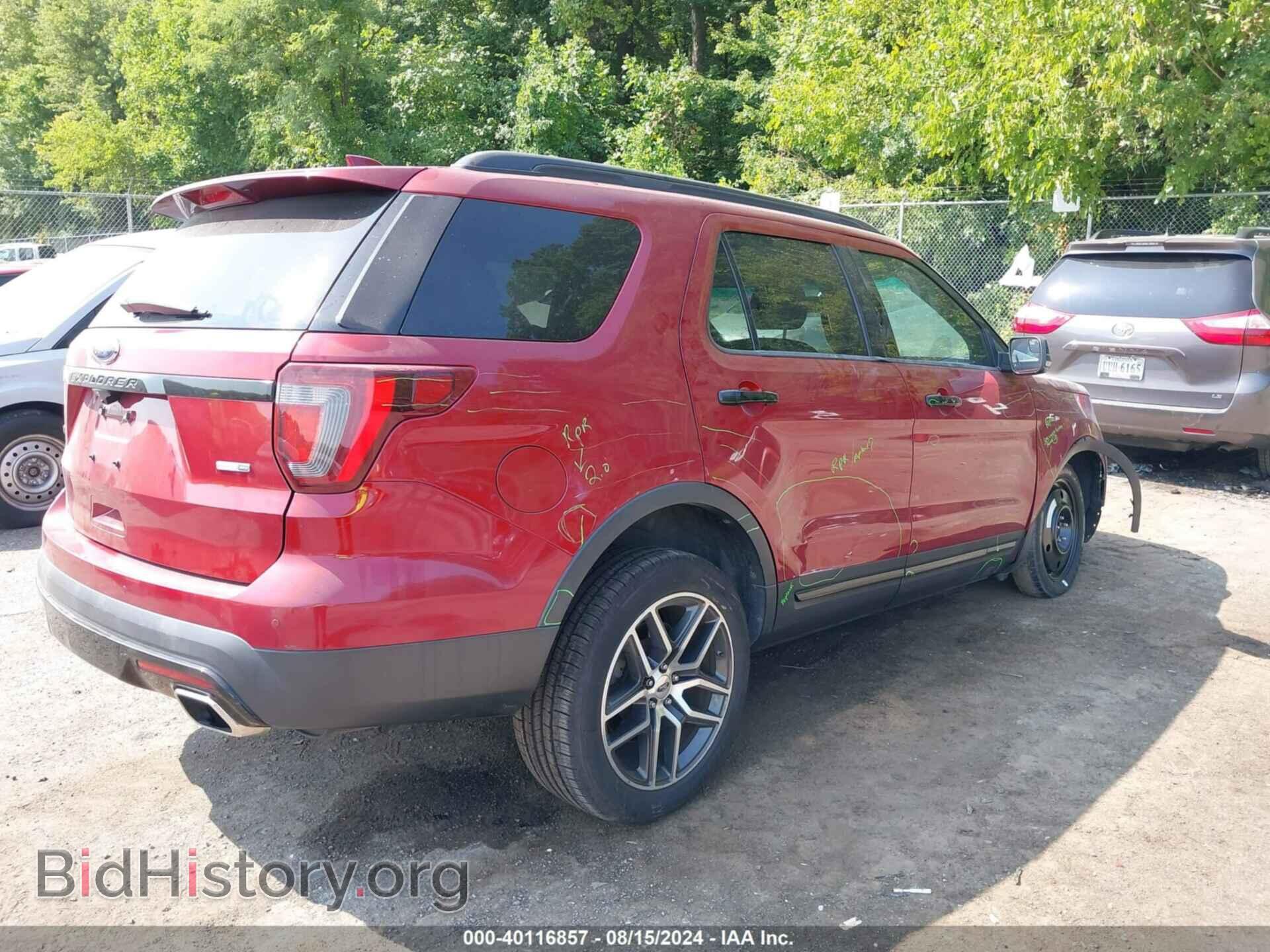 2016 FORD EXPLORER - VIN: 1FM5K8GT6GGC48751 - Фото 4