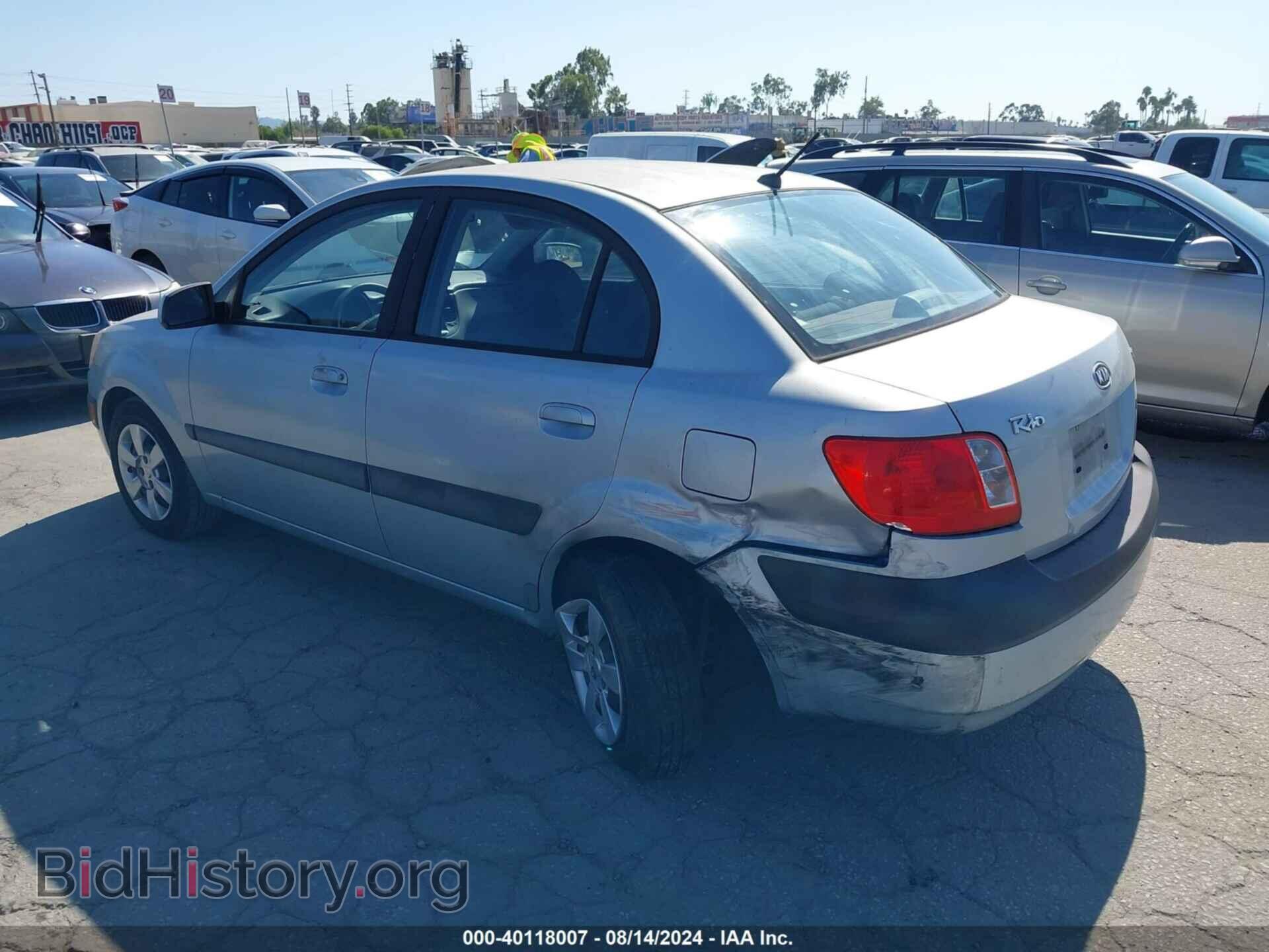 2006 KIA RIO - VIN: KNADE123X66133044 - Фото 3