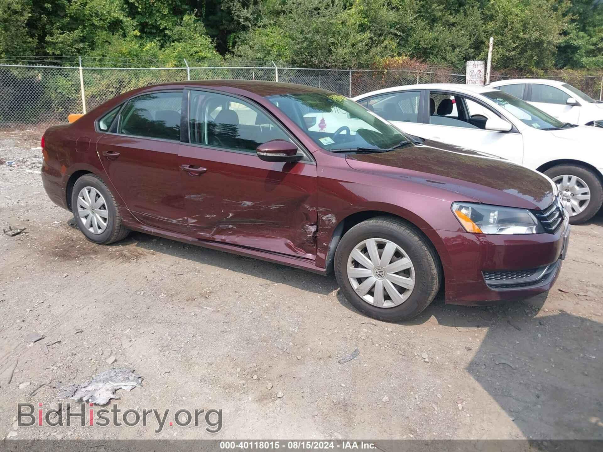Photo 1VWAP7A38CC086224 - VOLKSWAGEN PASSAT 2012