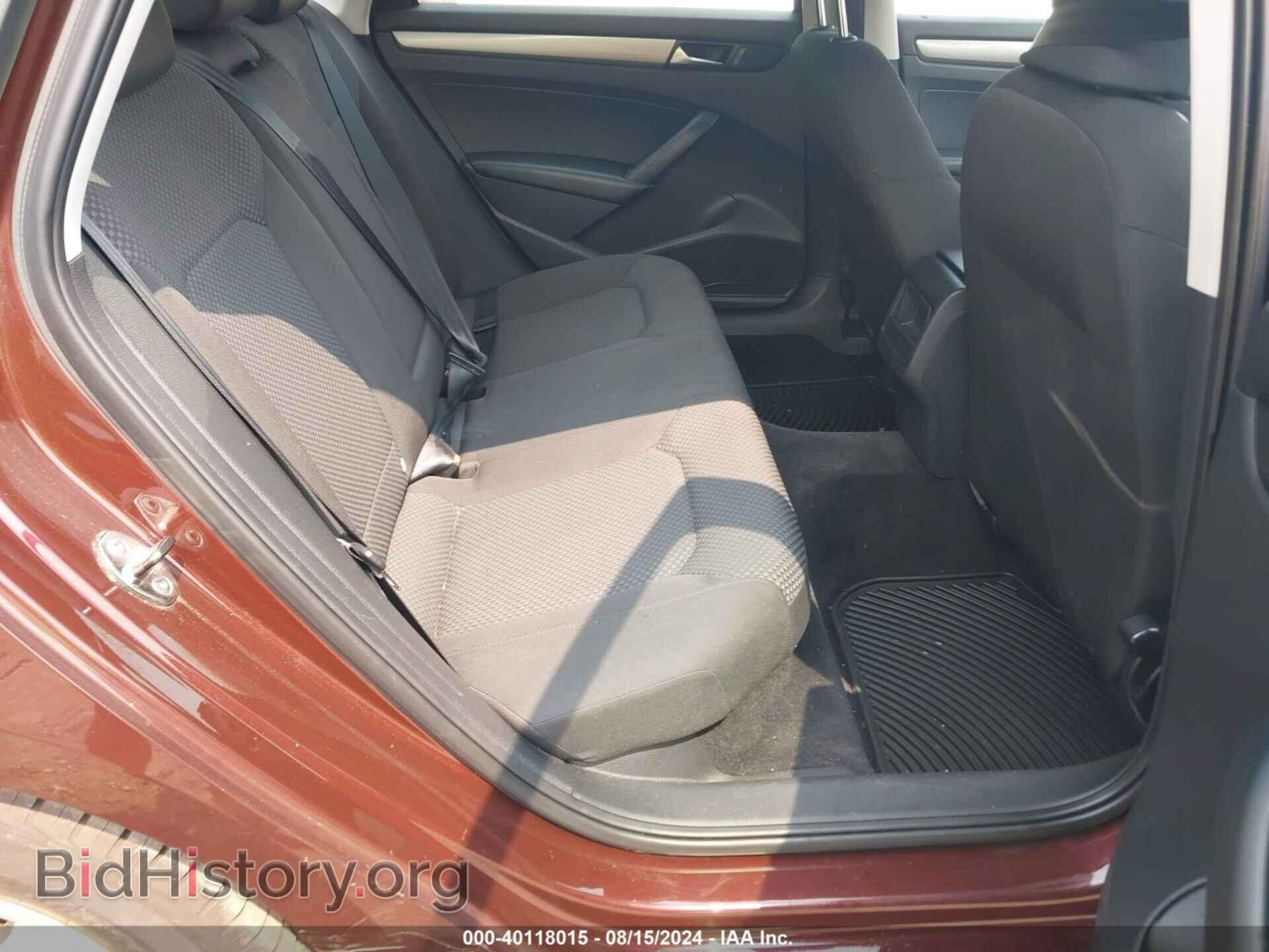 2012 VOLKSWAGEN PASSAT - VIN: 1VWAP7A38CC086224 - Photo 8