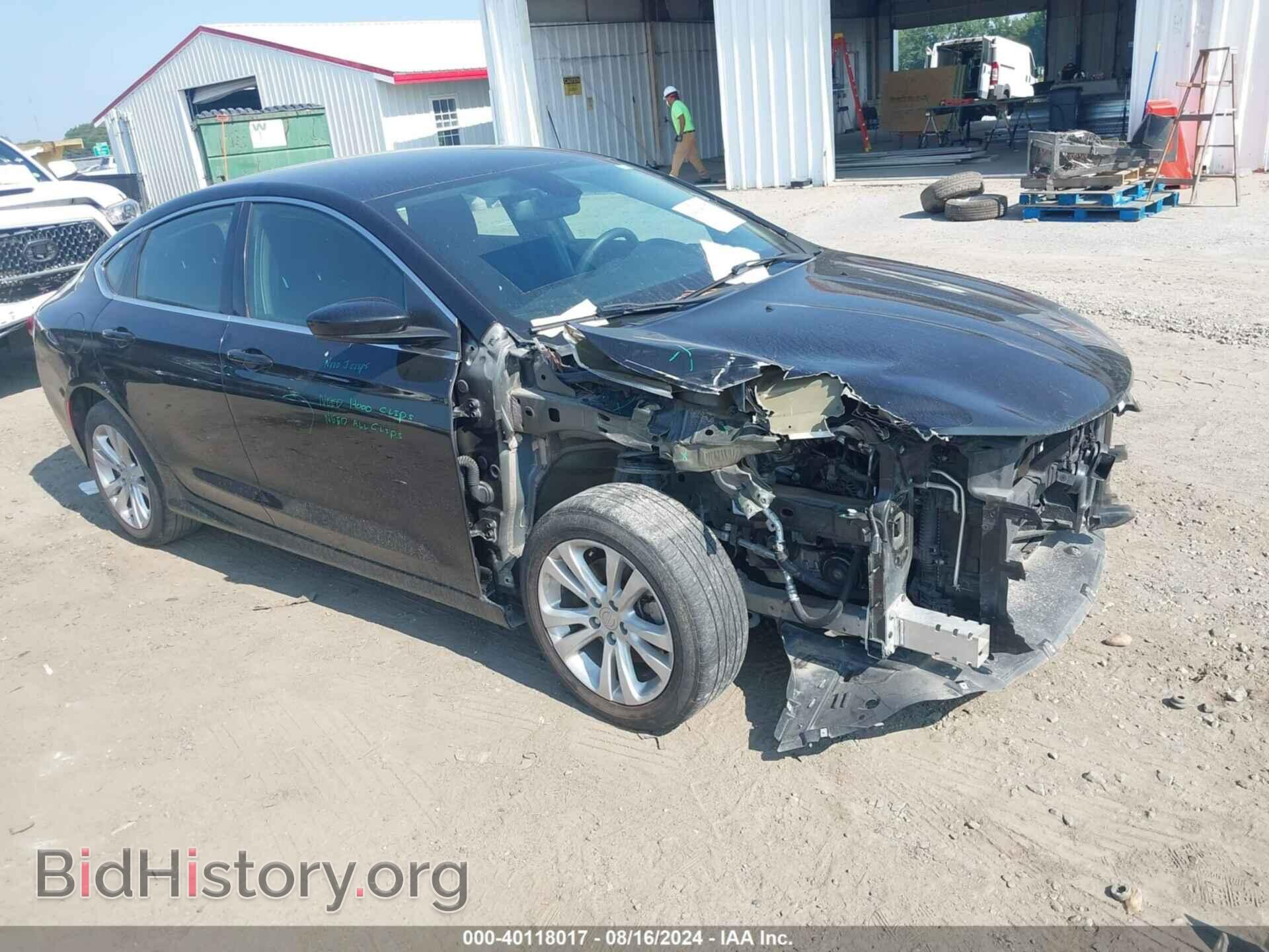 Фотография 1C3CCCABXGN130097 - CHRYSLER 200 2016
