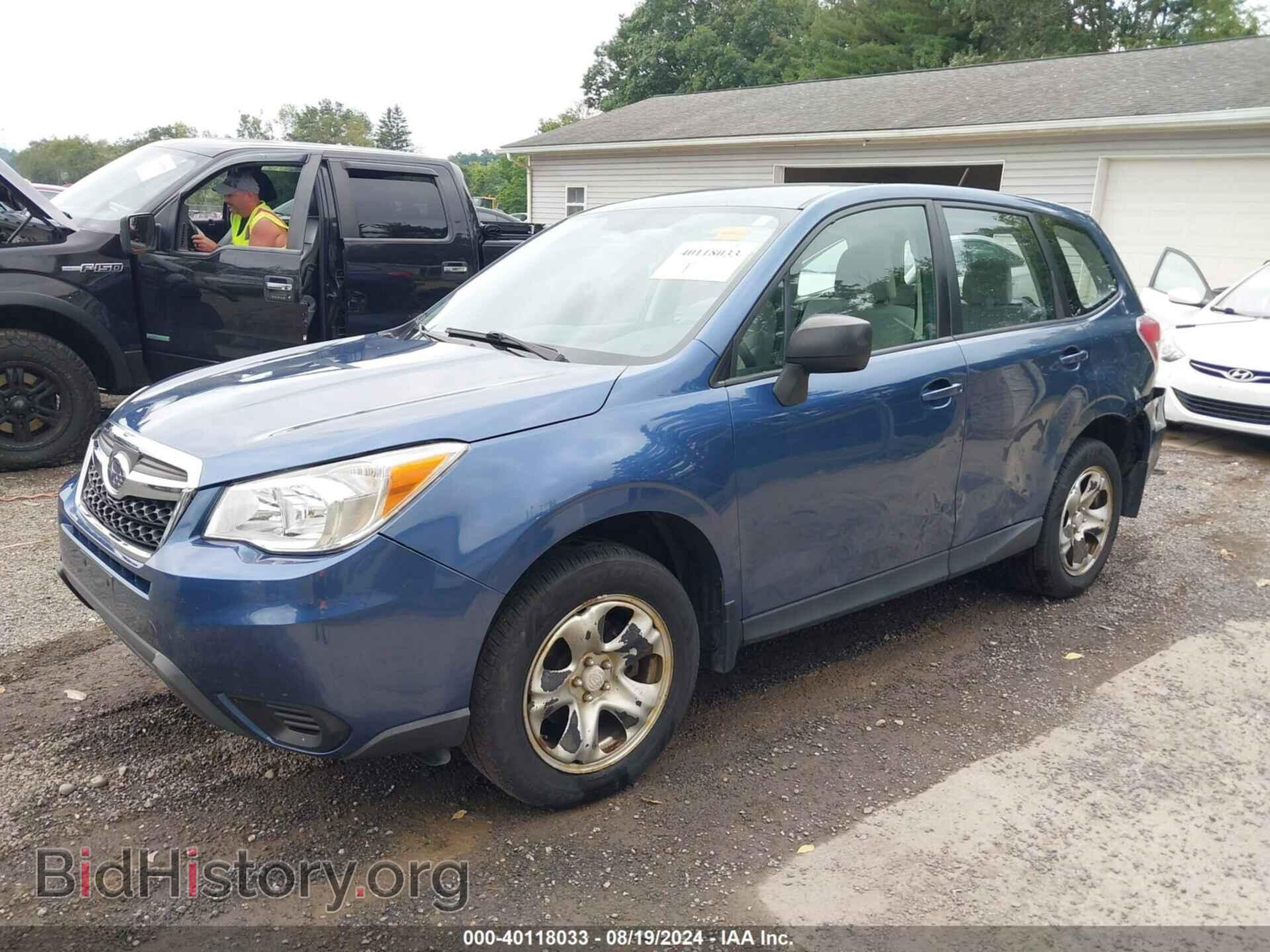 2014 SUBARU FORESTER - VIN: JF2SJAAC3EH515380 - Фото 2