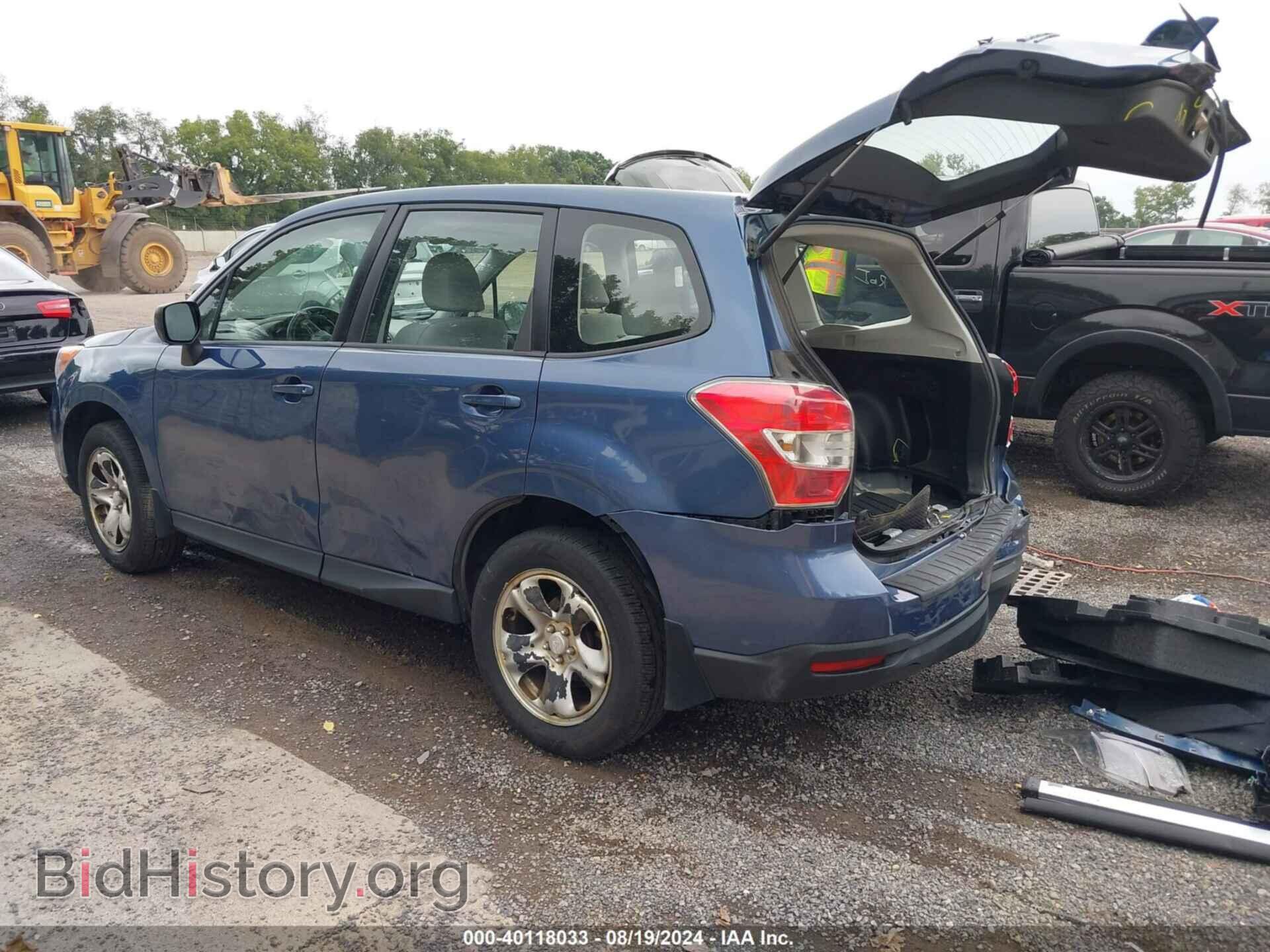 2014 SUBARU FORESTER - VIN: JF2SJAAC3EH515380 - Фото 3