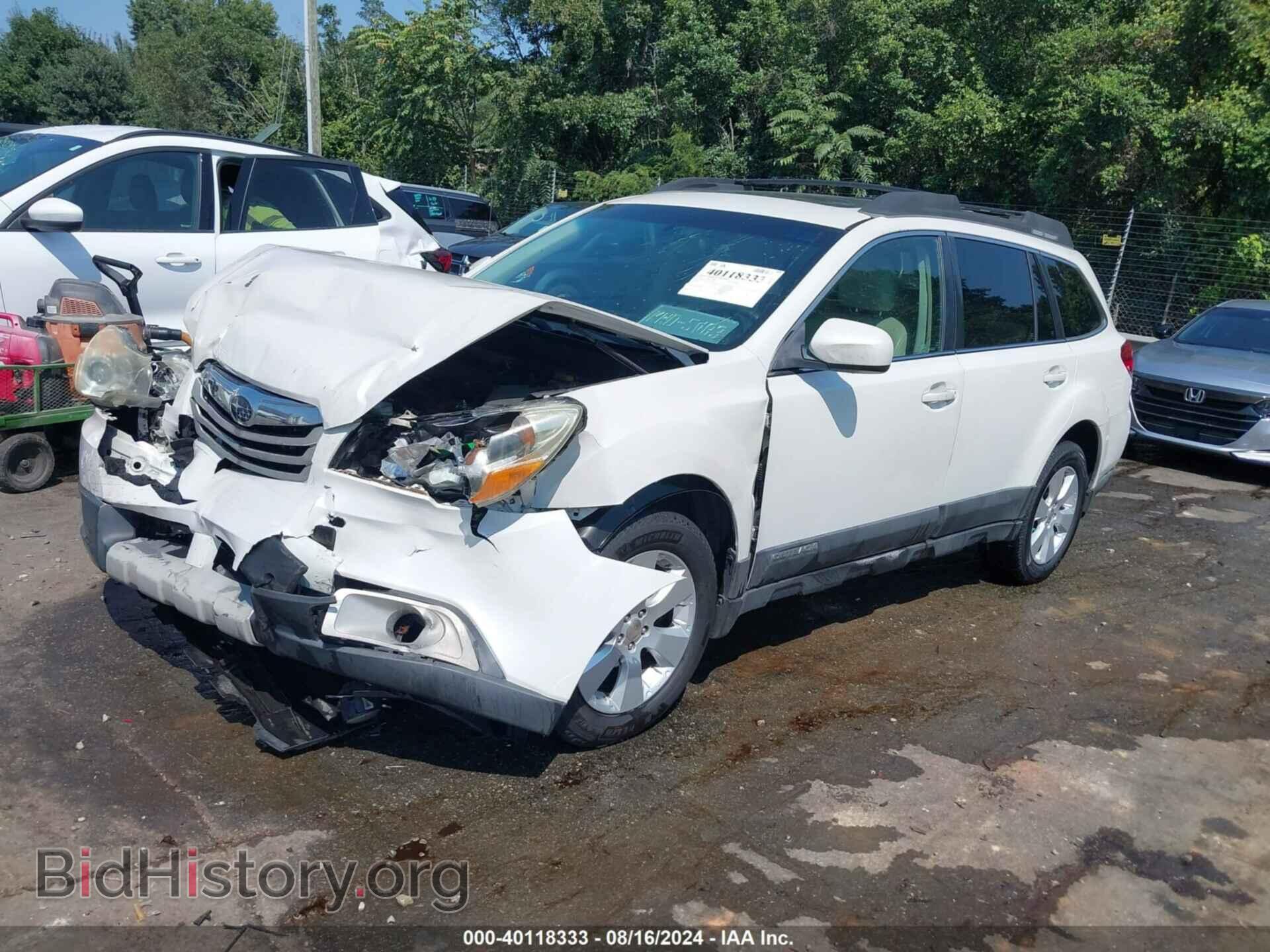 2011 SUBARU OUTBACK - VIN: 4S4BRCKC3B3372937 - Фото 2
