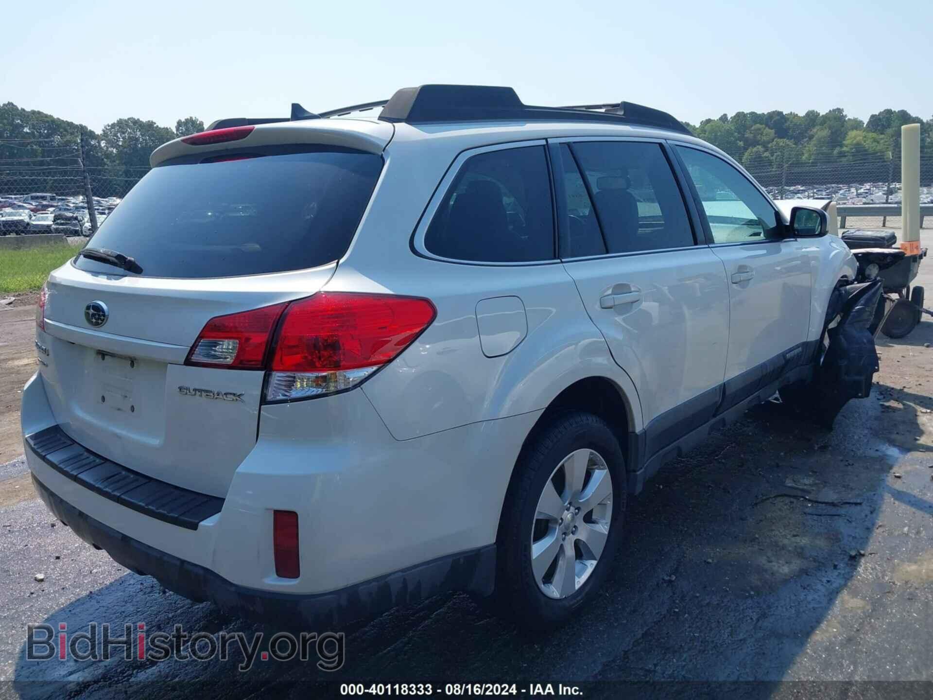 2011 SUBARU OUTBACK - VIN: 4S4BRCKC3B3372937 - Фото 4